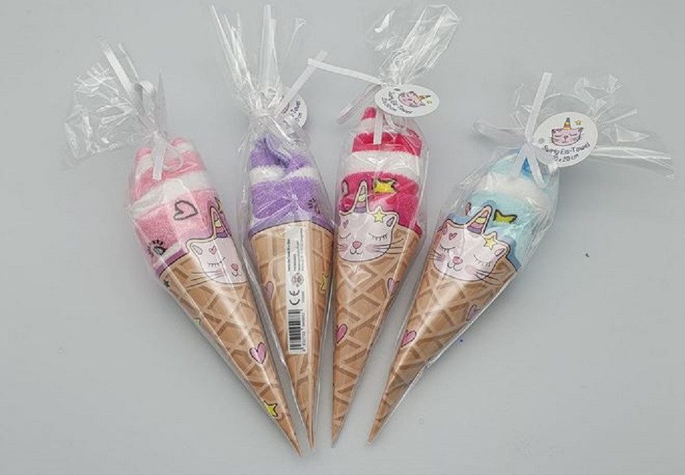 Trendhaus Handtuch Kinder, Katze, CATICORN Swirly, günstig online kaufen