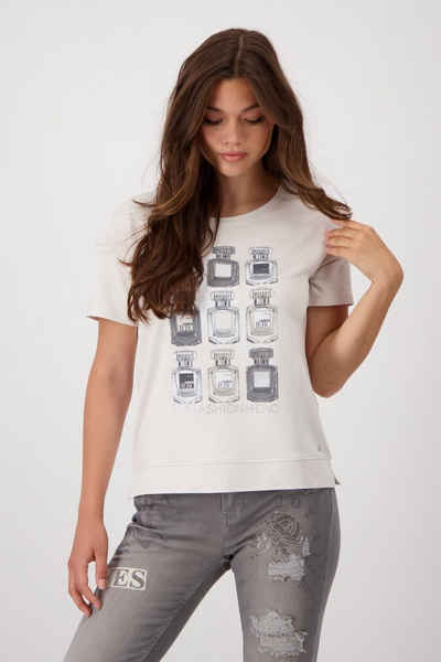Monari T-Shirt T Shirt mit Flakon Print