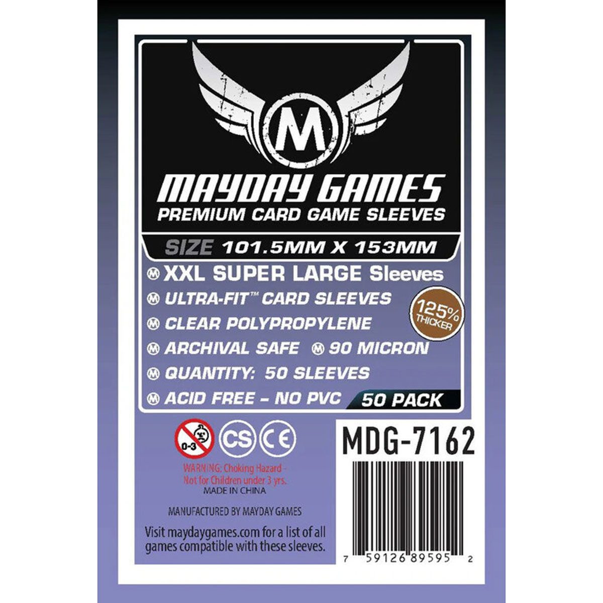 Spiel Premium Card Sleeves Kartenschutzhüllen 101,5 x 153 MM 50 Stück - 7162