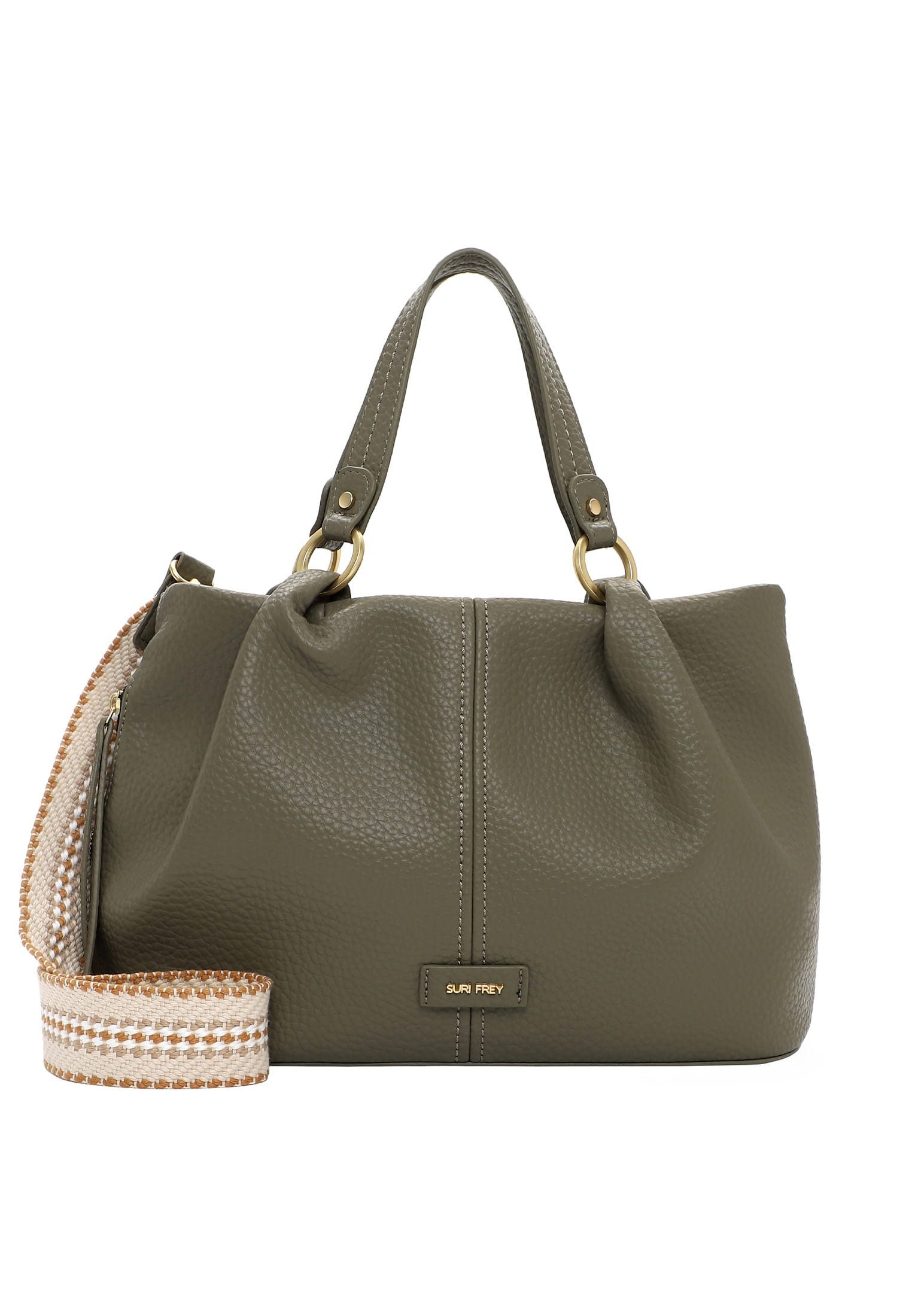SURI FREY Shopper SFY Gray, Logo Patch