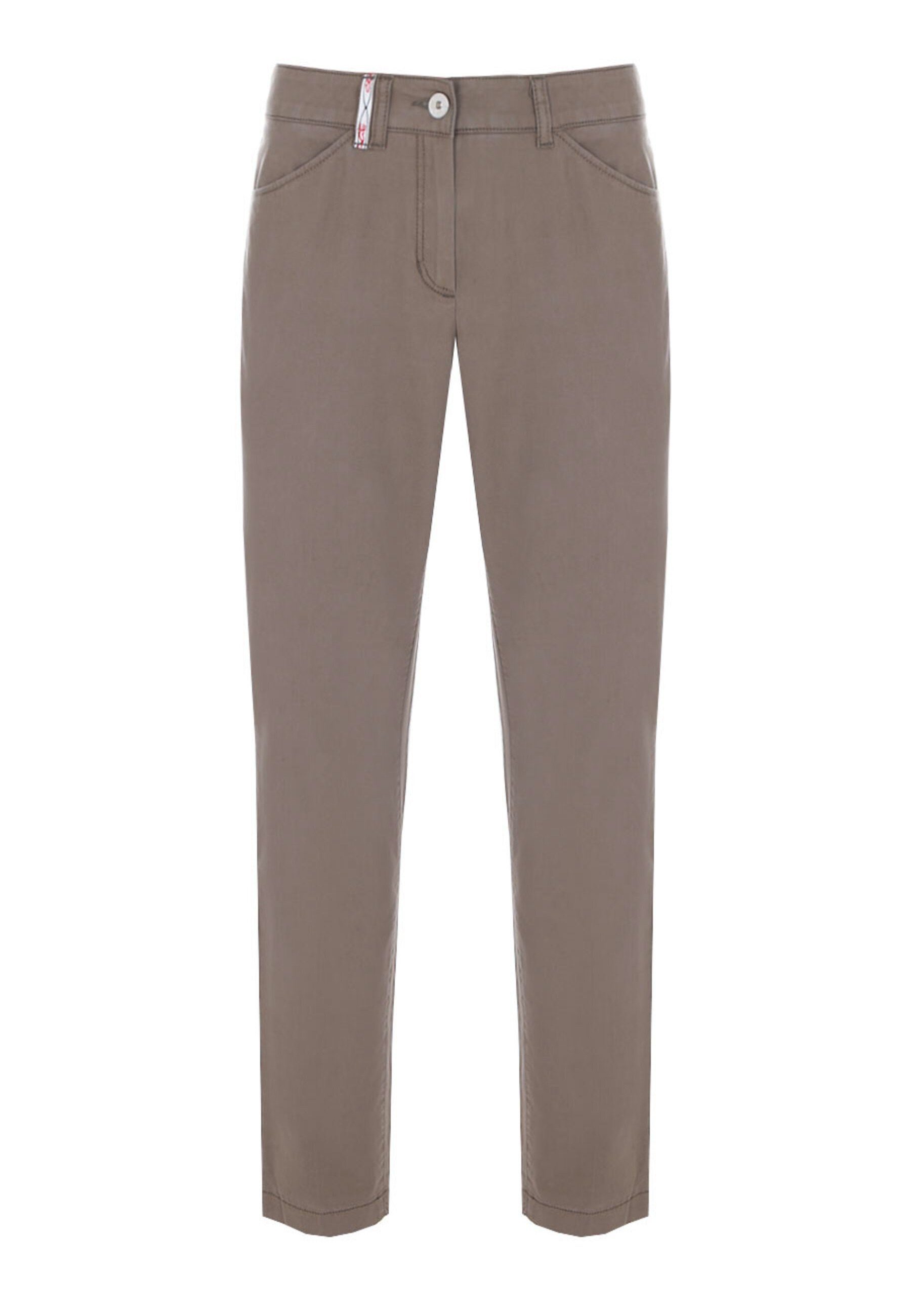 ppep. Chinohose Damen Chino-hose Anna Cotton-stretch, Aus Walnut