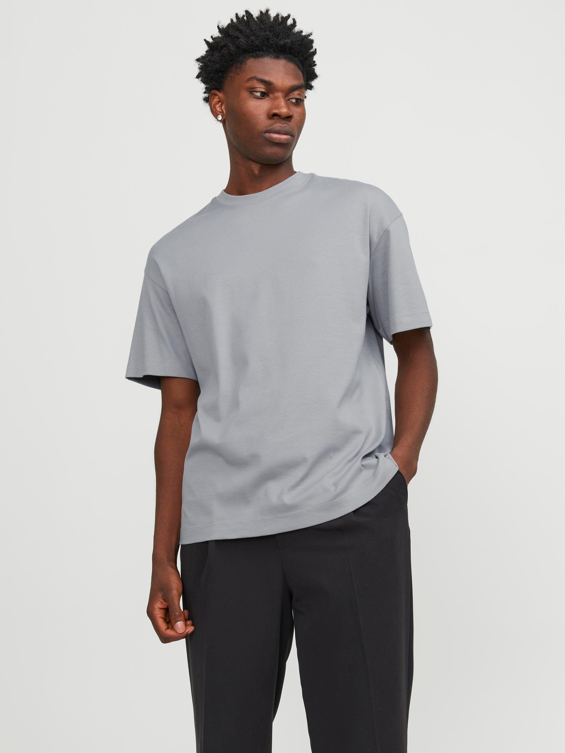 Jack & Jones Rundhalsshirt JJEURBAN EDGE TEE SS O-NECK NOOS Ultimate Grey