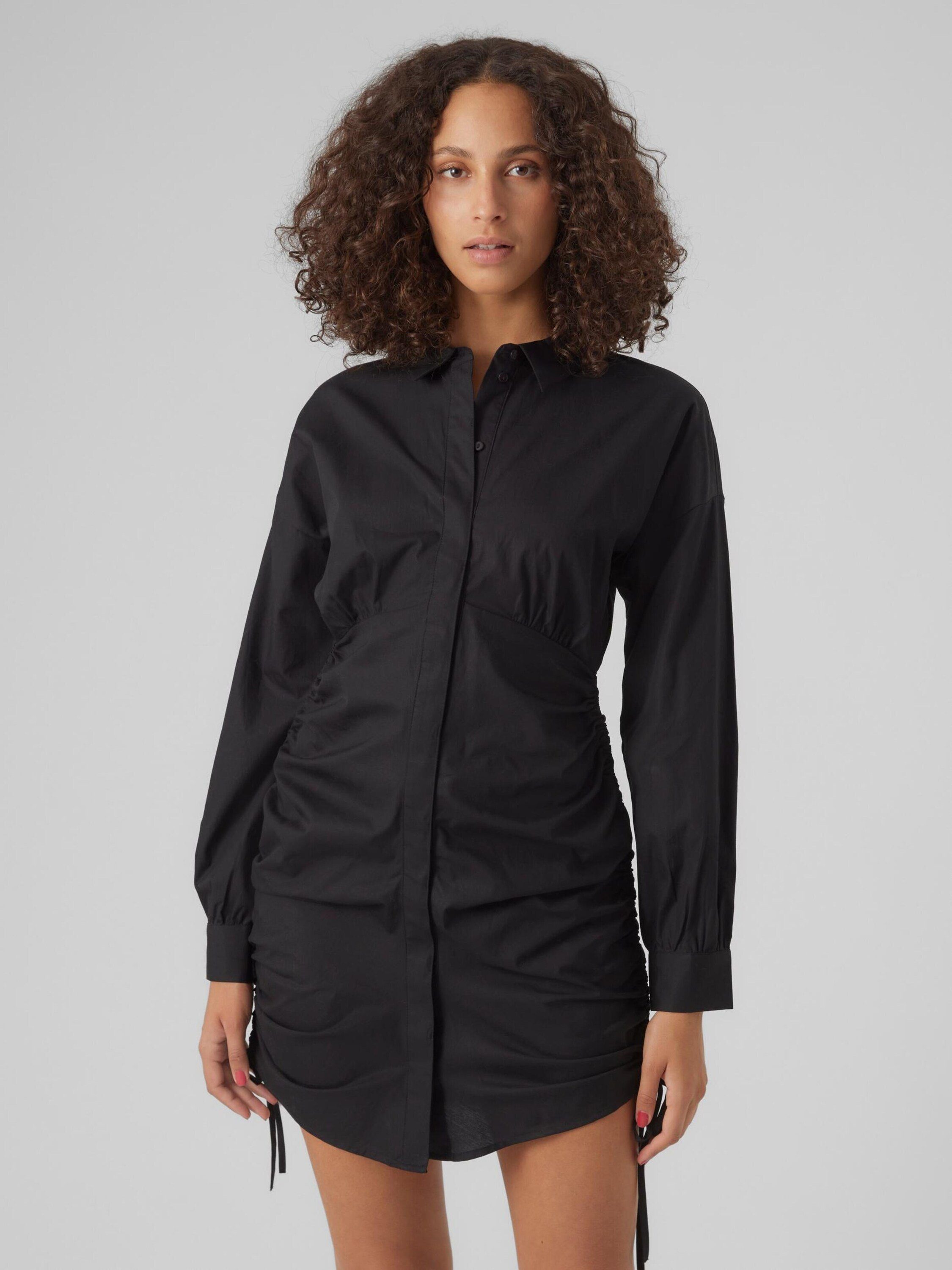 Vero Moda Cocktailkleid (1-tlg) Drapiert/gerafft