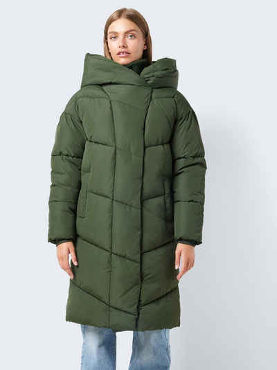 Noisy may Winterjacke Stepp Mantel Winter Puffer Jacke NMNEW TALLY 6282 in Grün