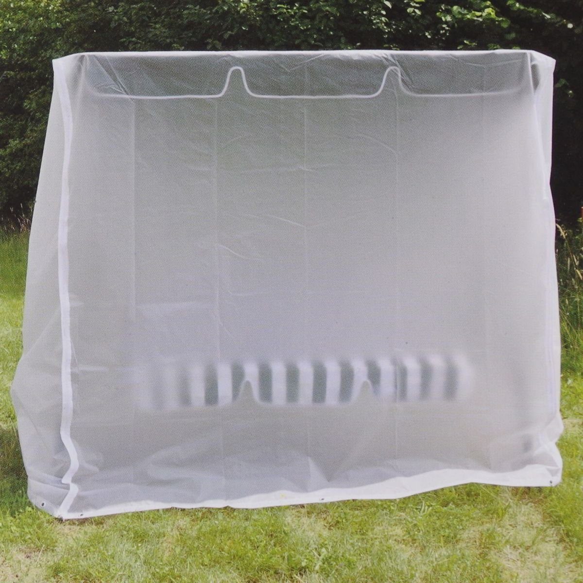 Haushalt International Gartenmöbel-Schutzhülle Schutzhaube Schutzhülle Hollywoodschaukel 115x185x175cm PEVA Abdeckung, wasserabweisend