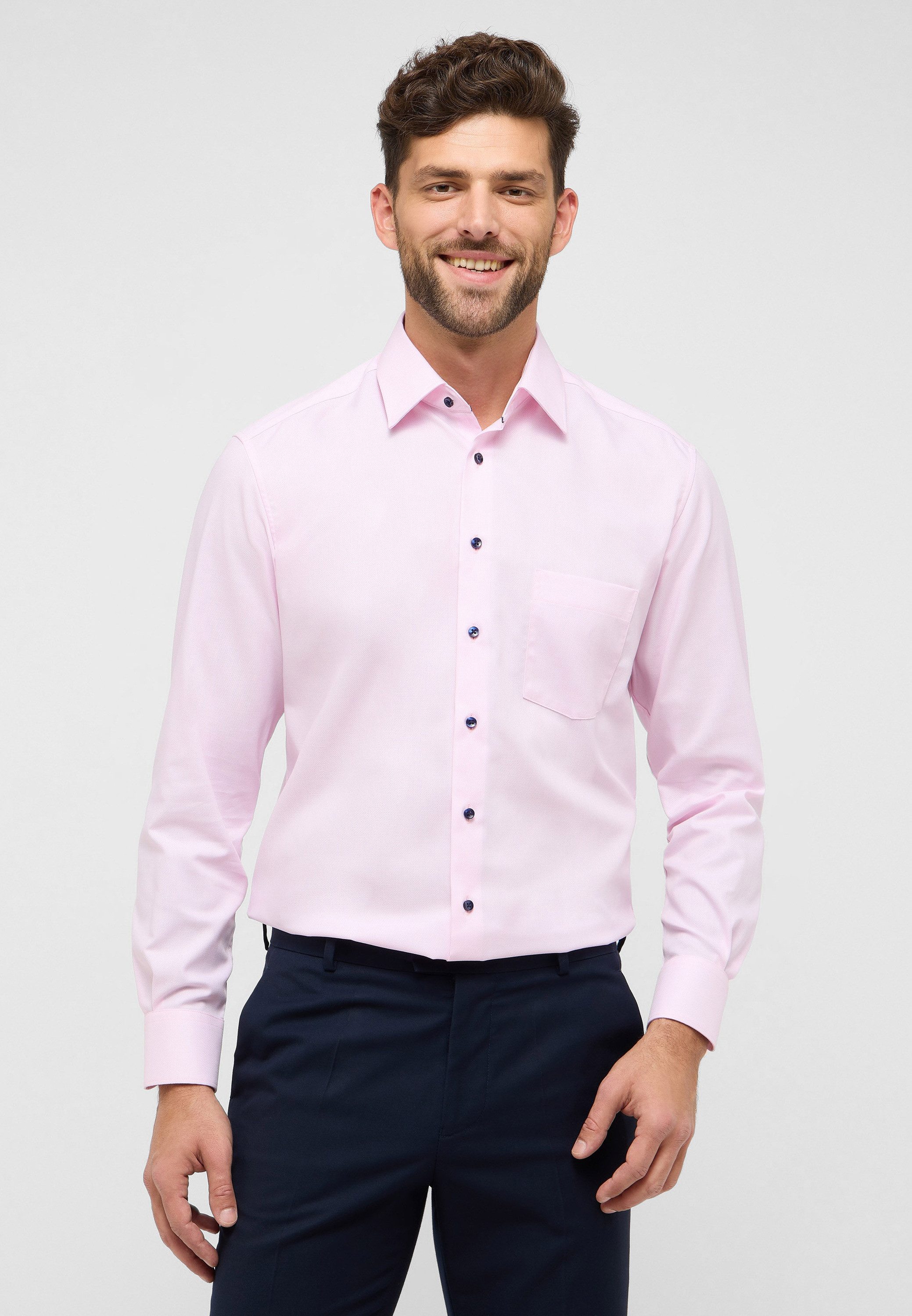 Eterna Langarmhemd MODERN FIT NON IRON günstig online kaufen