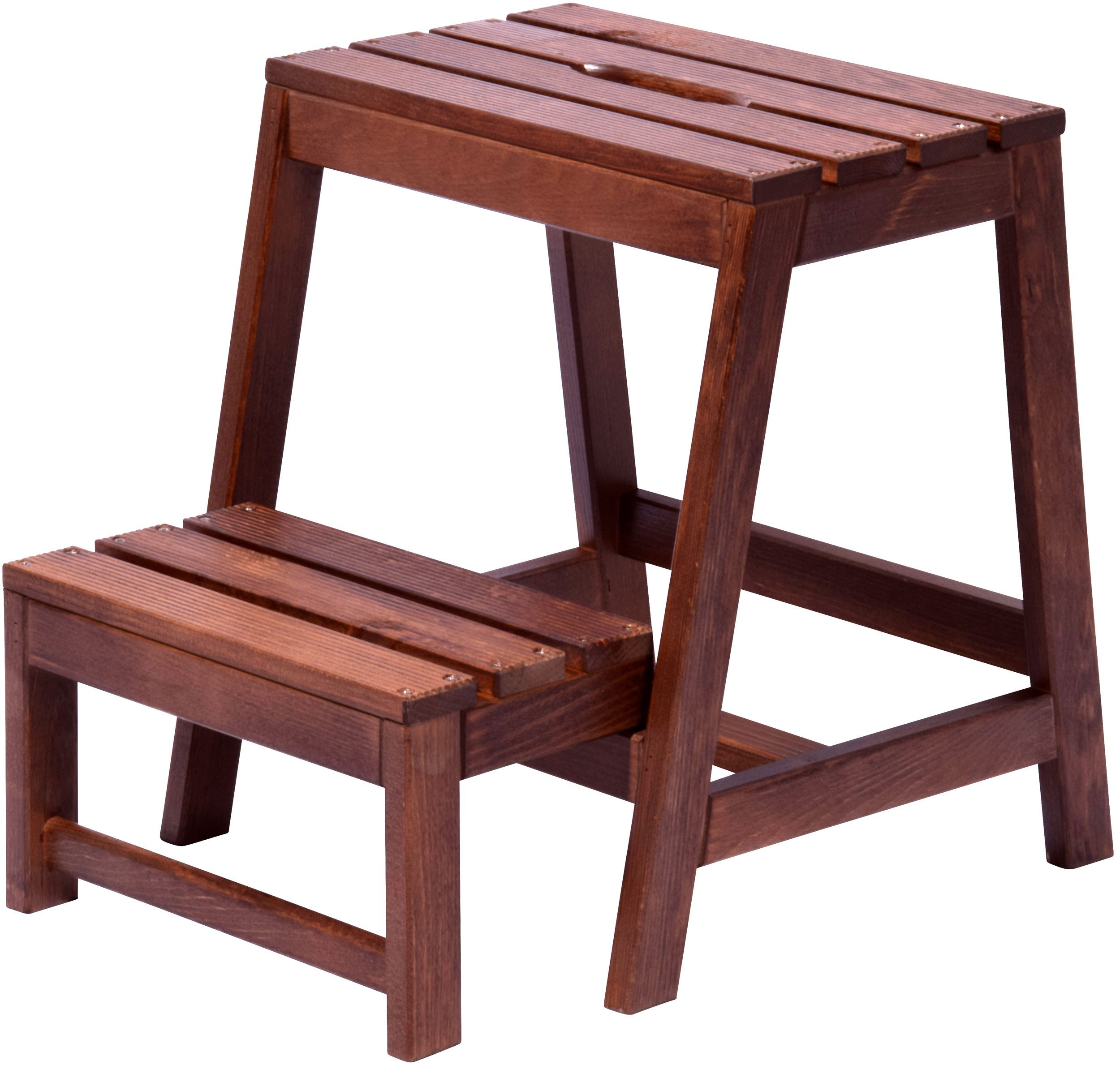 dobar Hocker Multifunktions-Hocker, dunkelbraun
