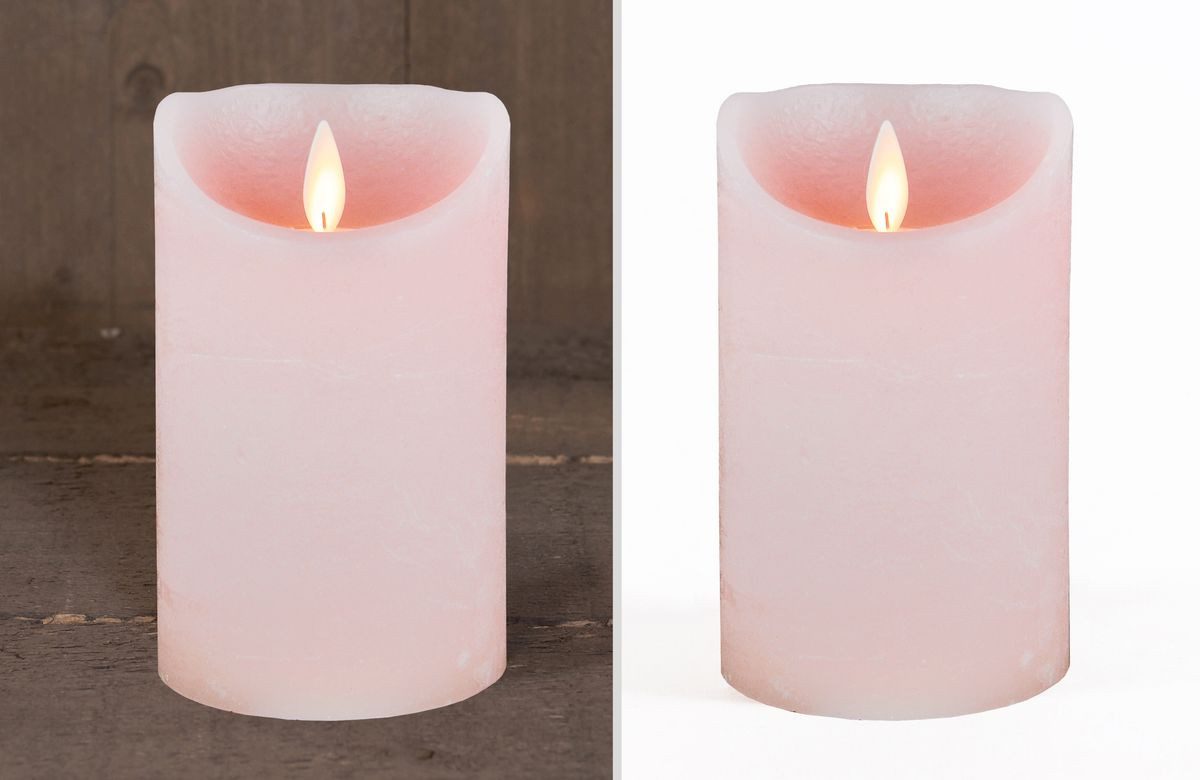 Coen Bakker Deco BV LED-Kerze LED Echtwachskerze Kerze 10 / 12,5 / 15 cm Ti günstig online kaufen