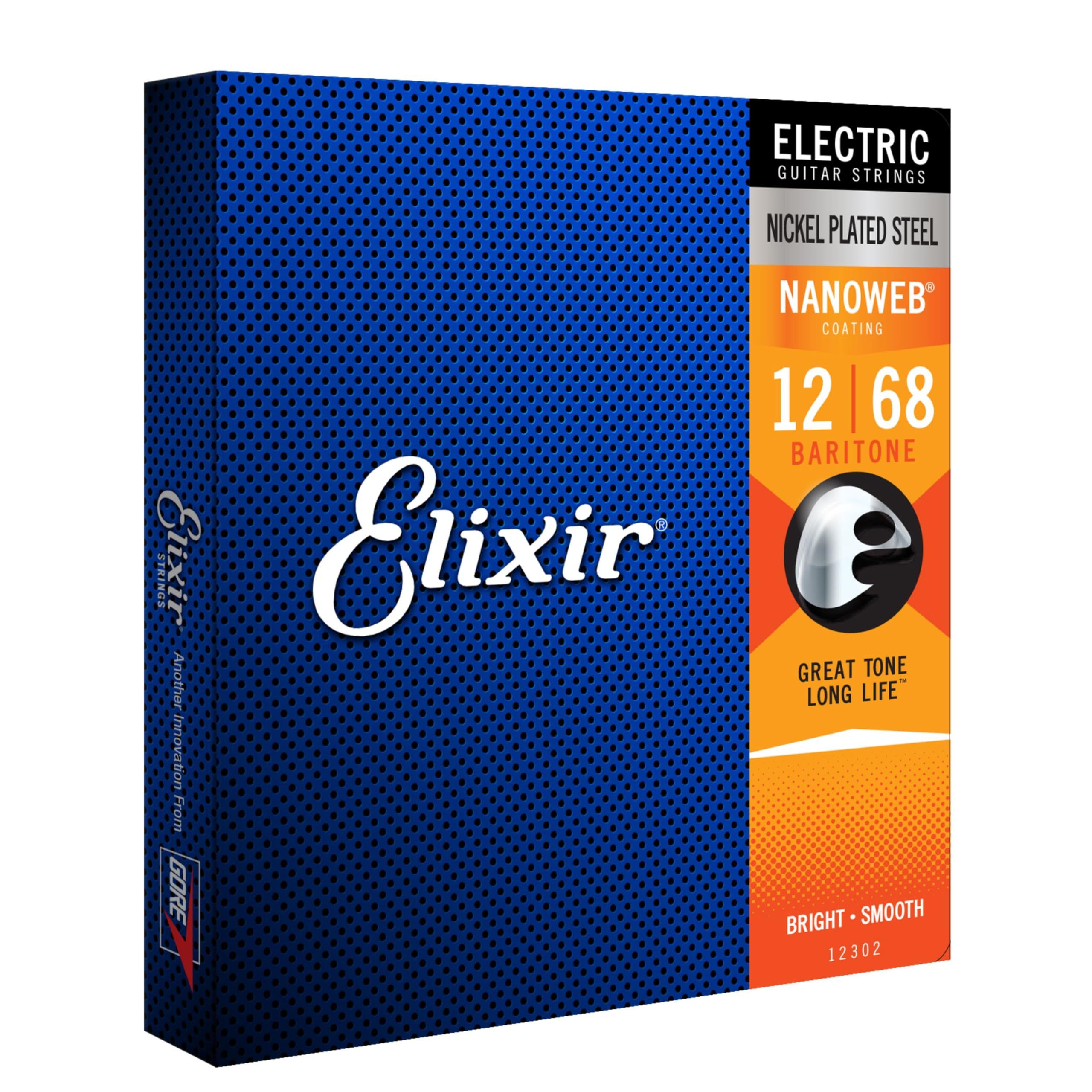 Elixir Saiten, 12302 Nanoweb Electric 12-68 - E-Gitarrensaiten