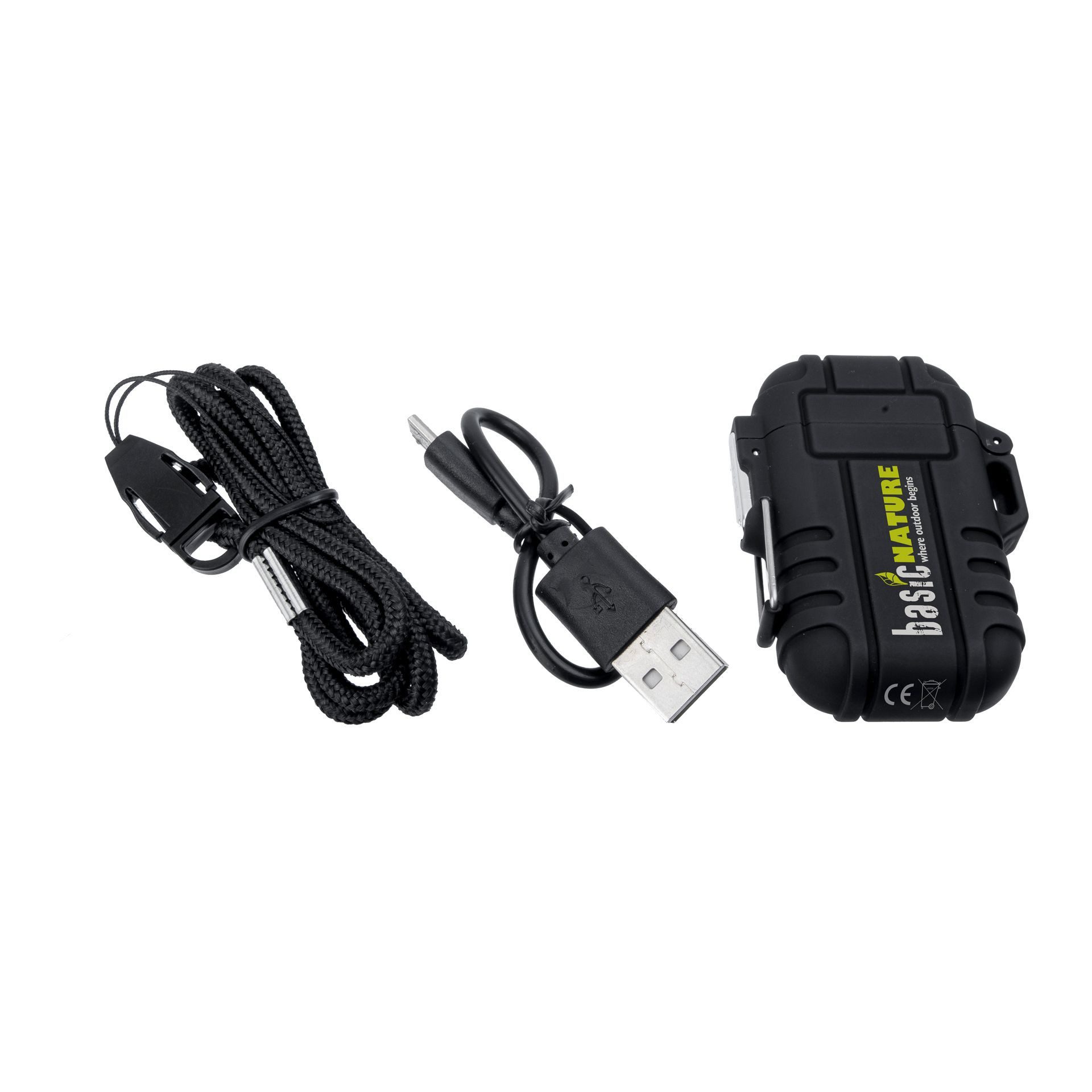 BasicNature Feuerzeug Outdoorfeuerzeug BasicNature 'Arc USB'