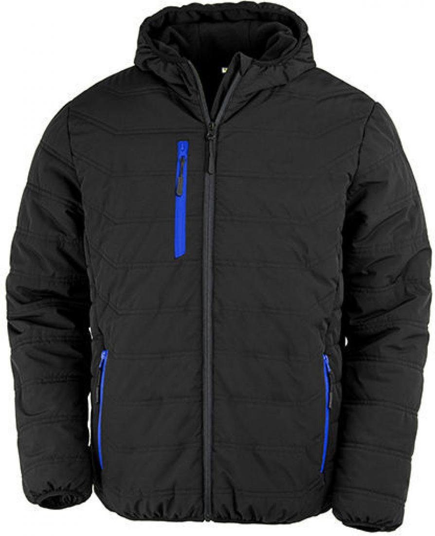 Outdoorjacke Recycled Black Compass Padded Winter Jacket