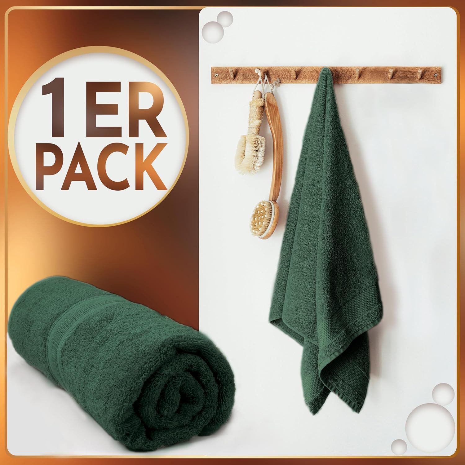 NatureMark Saunatuch Frottier Saunatücher 80x200cm, 100% günstig online kaufen