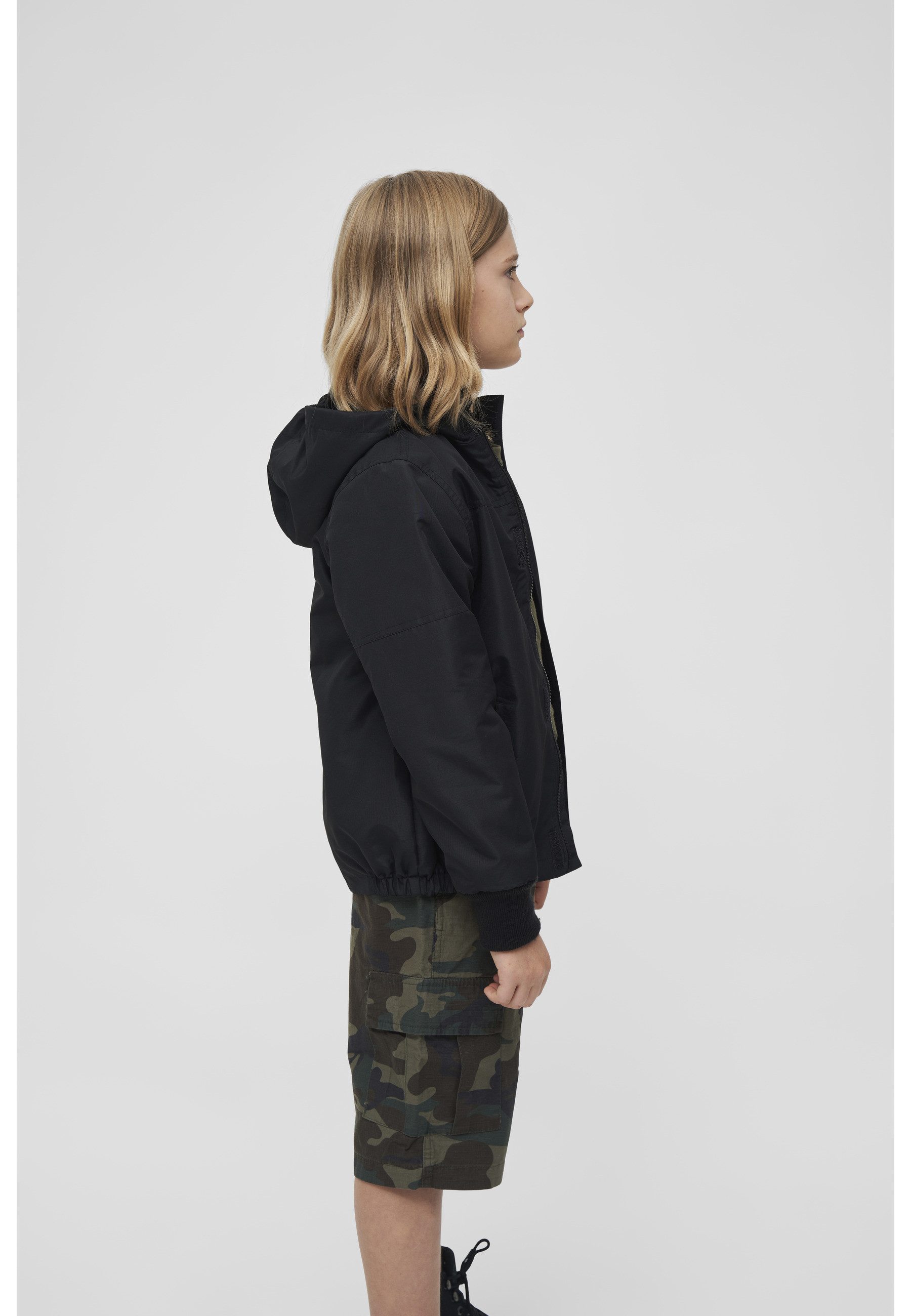 Brandit Allwetterjacke Brandit Unisex Kids Windbreaker Frontzip (1-St)