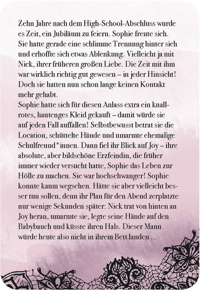 Moses. Verlag Spiel black stories Burning Hearts, für New Adult Fans