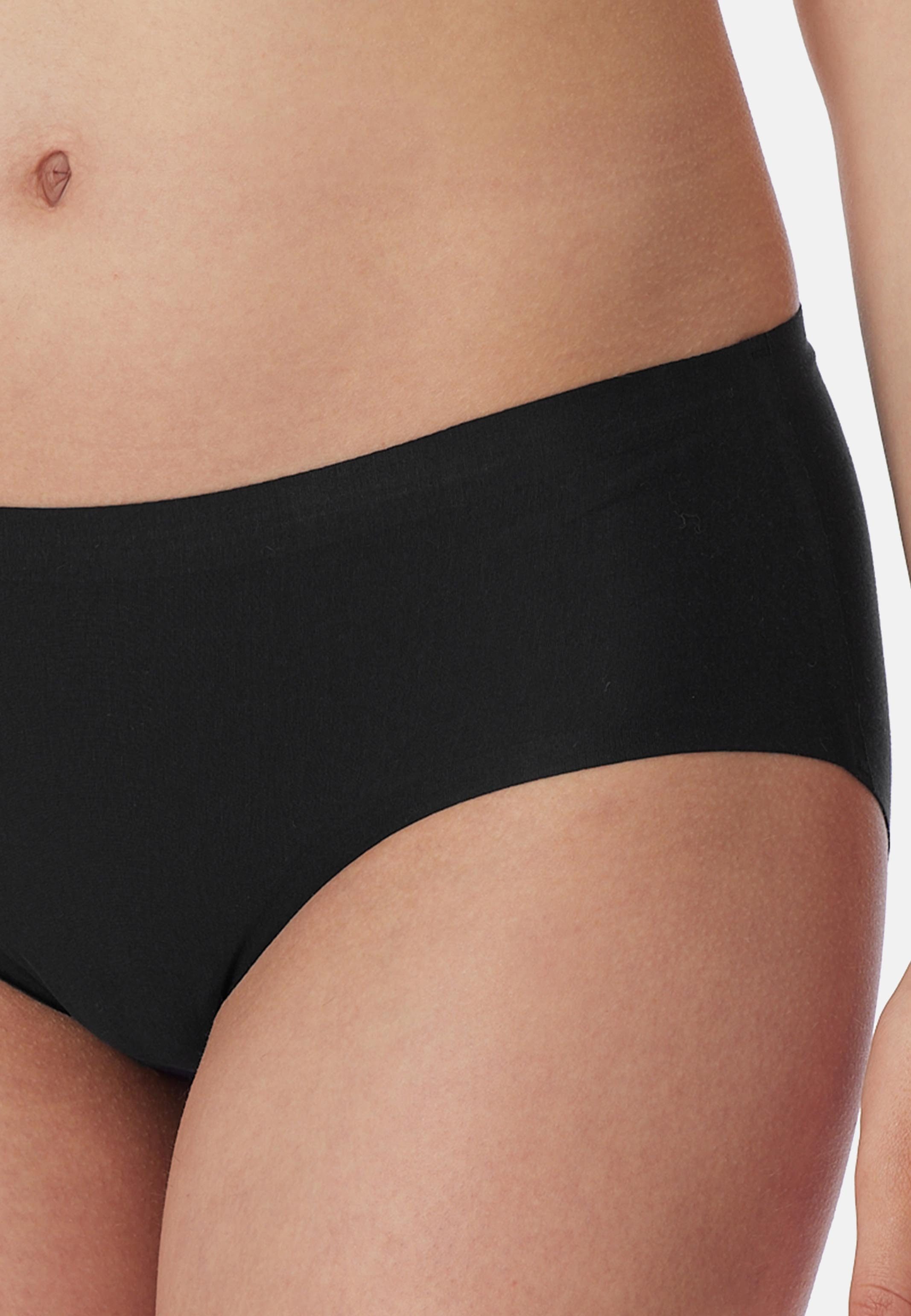 Schiesser Panty 3er Pack Invisible Cotton (Spar-Set, 3-St) Panty - Baumwolle - Nahtlos