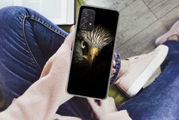 MuchoWow Handyhülle Vogel - Adler - Raubvögel - Auge - Schnabel - Licht, Phone Case, Handyhülle Samsung Galaxy A53, Silikon, Schutzhülle
