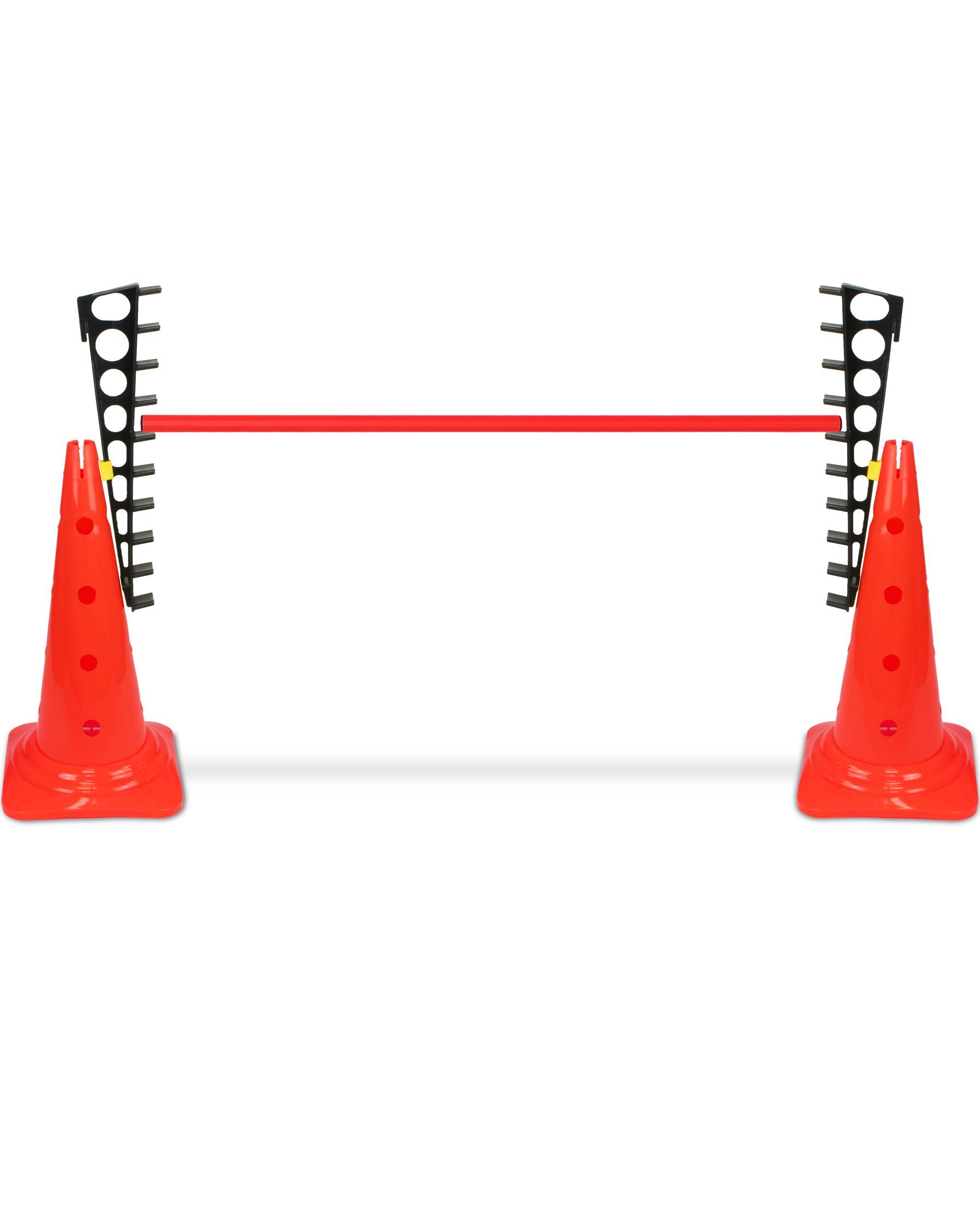 Hürde Leiterhürde mit Kegel 50 und Stange 100 cm Farbe Rot