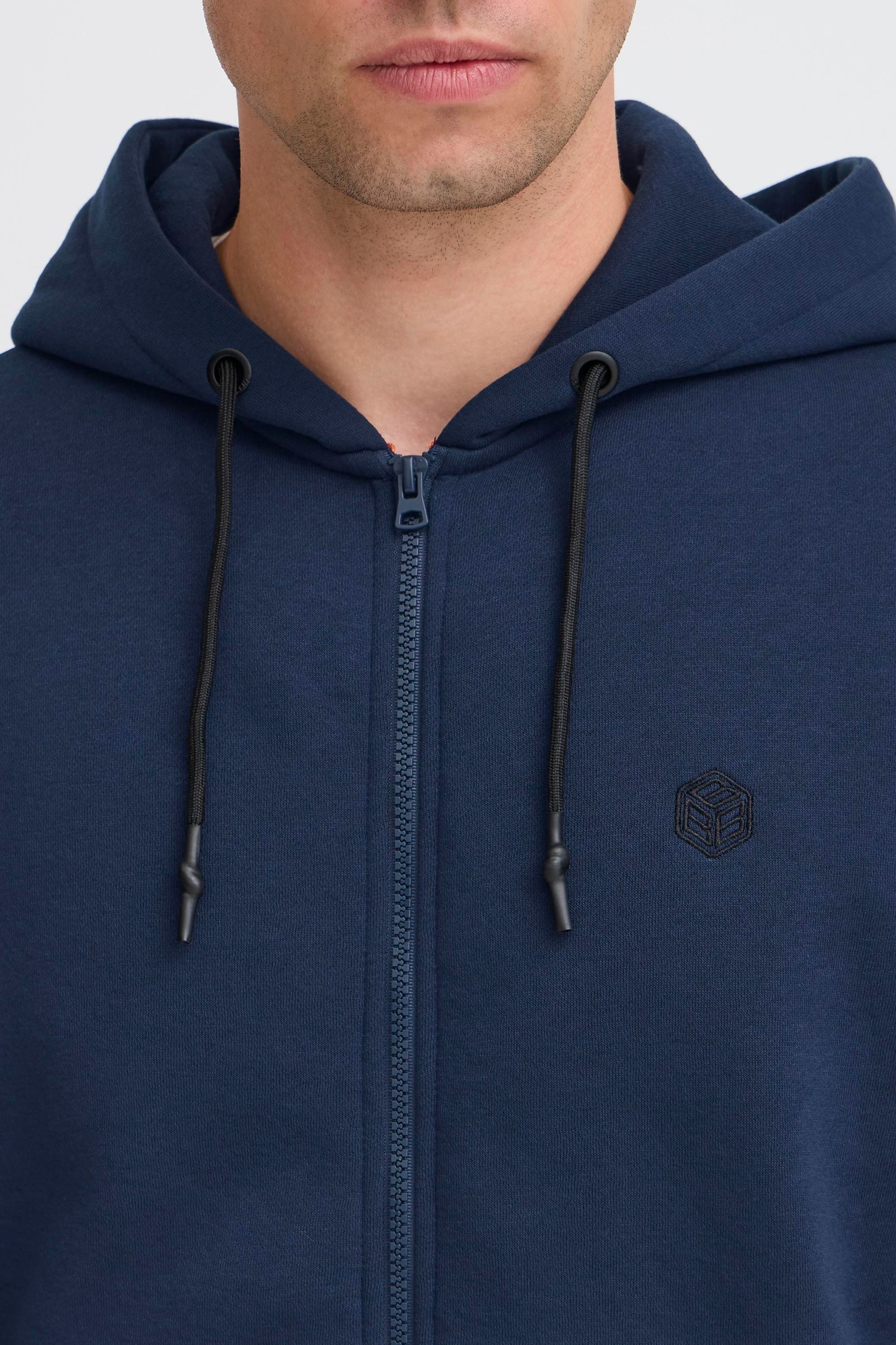 Blend Kapuzensweatjacke BHTolle Gemütliche Sweatjacke mit Kapuzeund Stickerei – Bild 5 von 5