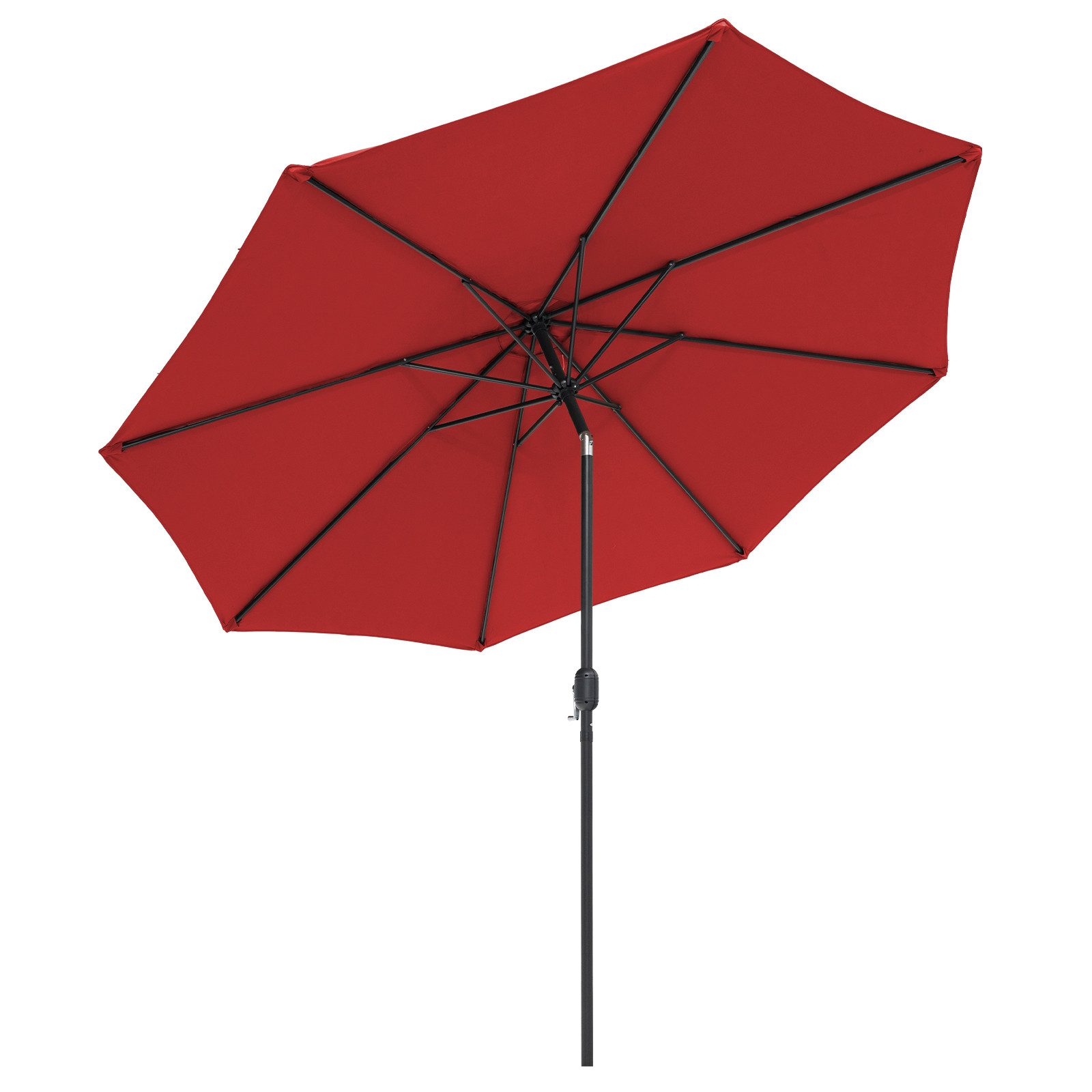 COSTWAY Sonnenschirm Gartenschirm, 30° neigbar, mit günstig online kaufen