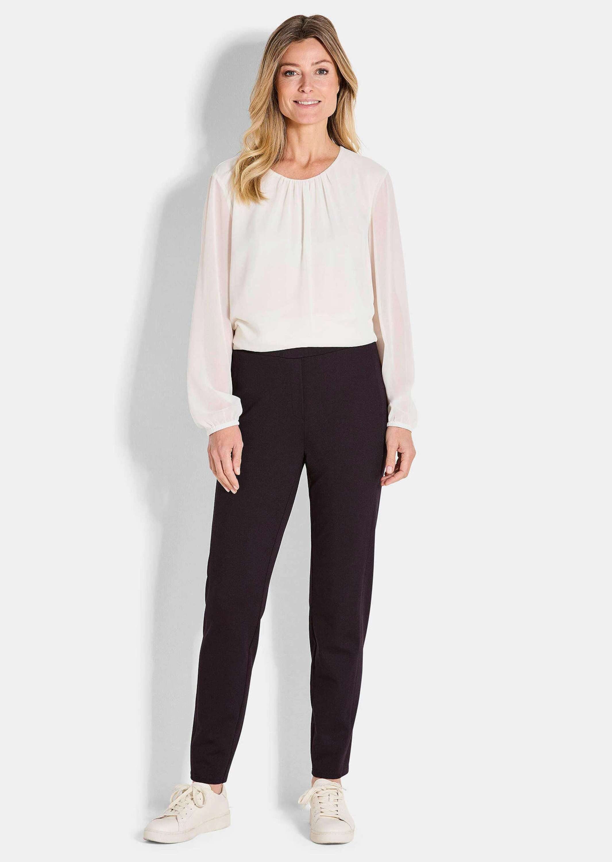 GOLDNER Schlupfhose Slim Fit Hose BELLA mit Schlupfbund Schmal geschnittene günstig online kaufen