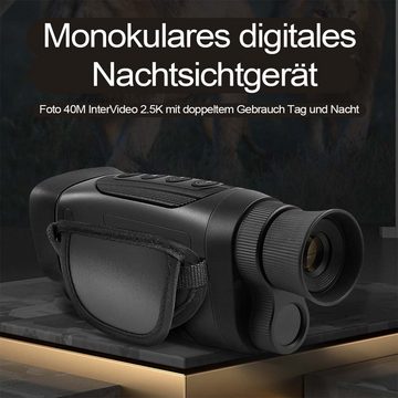 DOPWii Nachtsichtgerät Digitales Monokular Nachtsicht, 1080P wiederaufladbares Fernglas, mit Foto- und Videounterstützung für Jagd und Camping