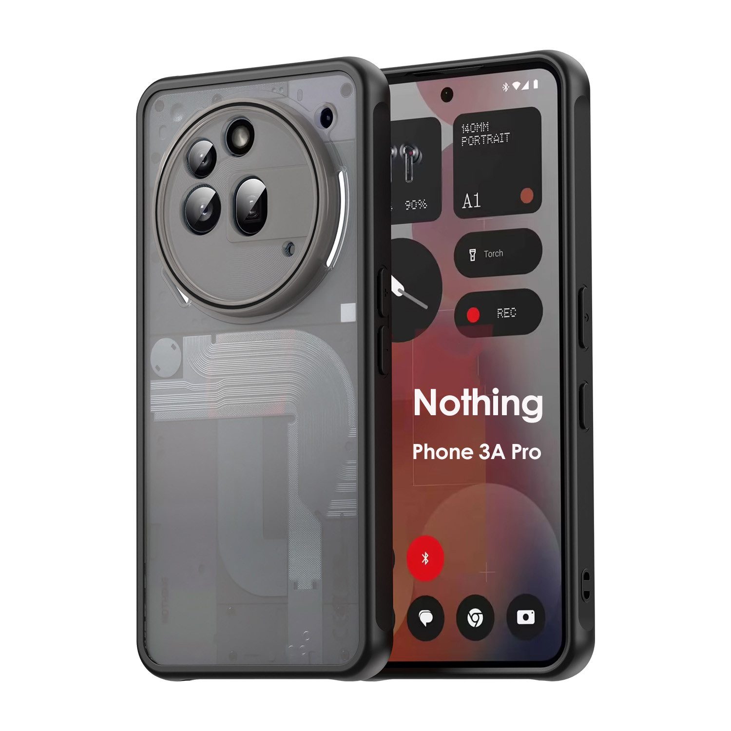 betterfon Handyhülle für Nothing Phone Modelle Hülle Matt Stoßfest Schutzhülle Back cover, Stoßdämpfendes TPU schützt vor Stürzen und Kratzern