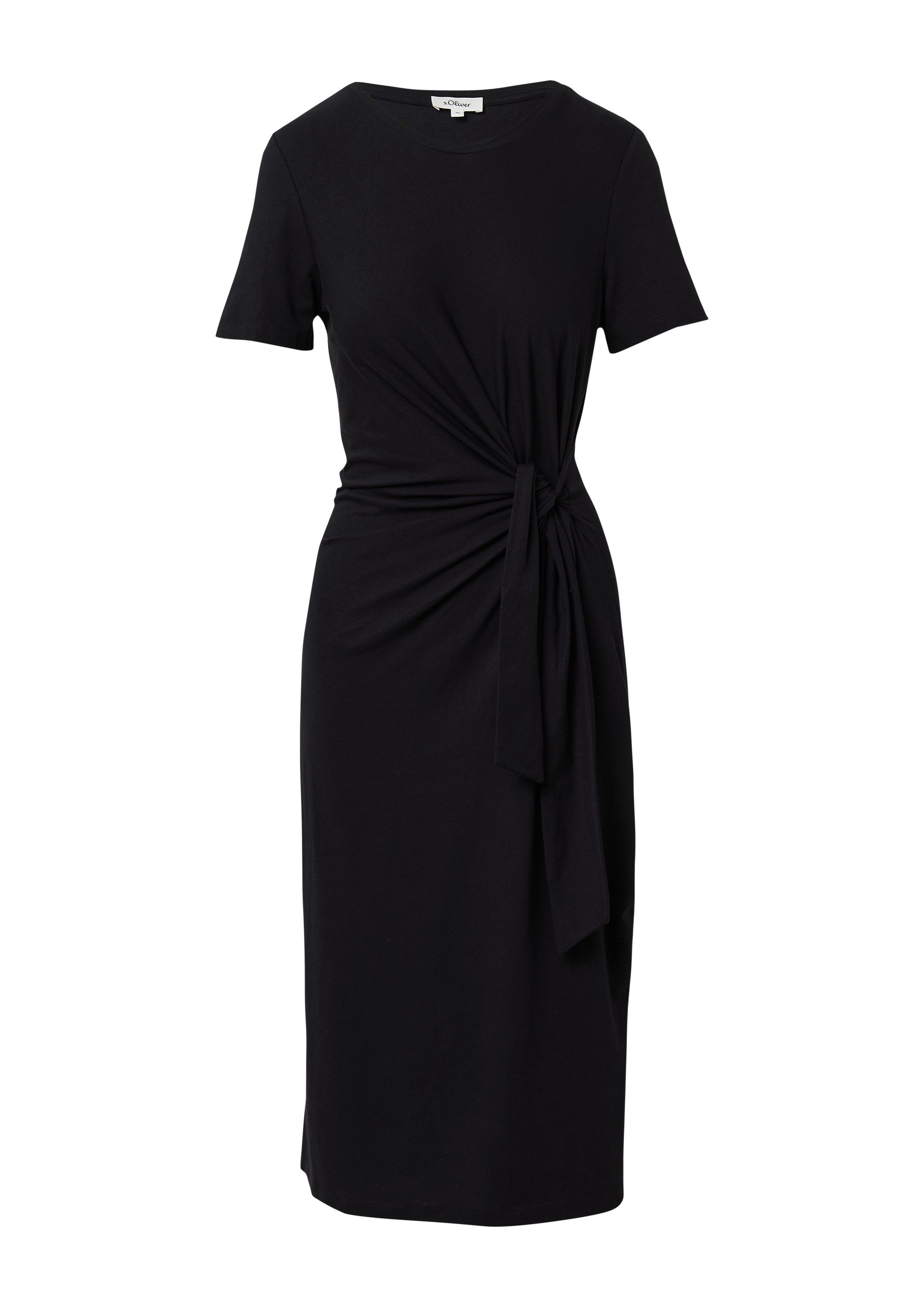 s.Oliver Midikleid Kleid Jersey-Kleid mit Knotendetail günstig online kaufen