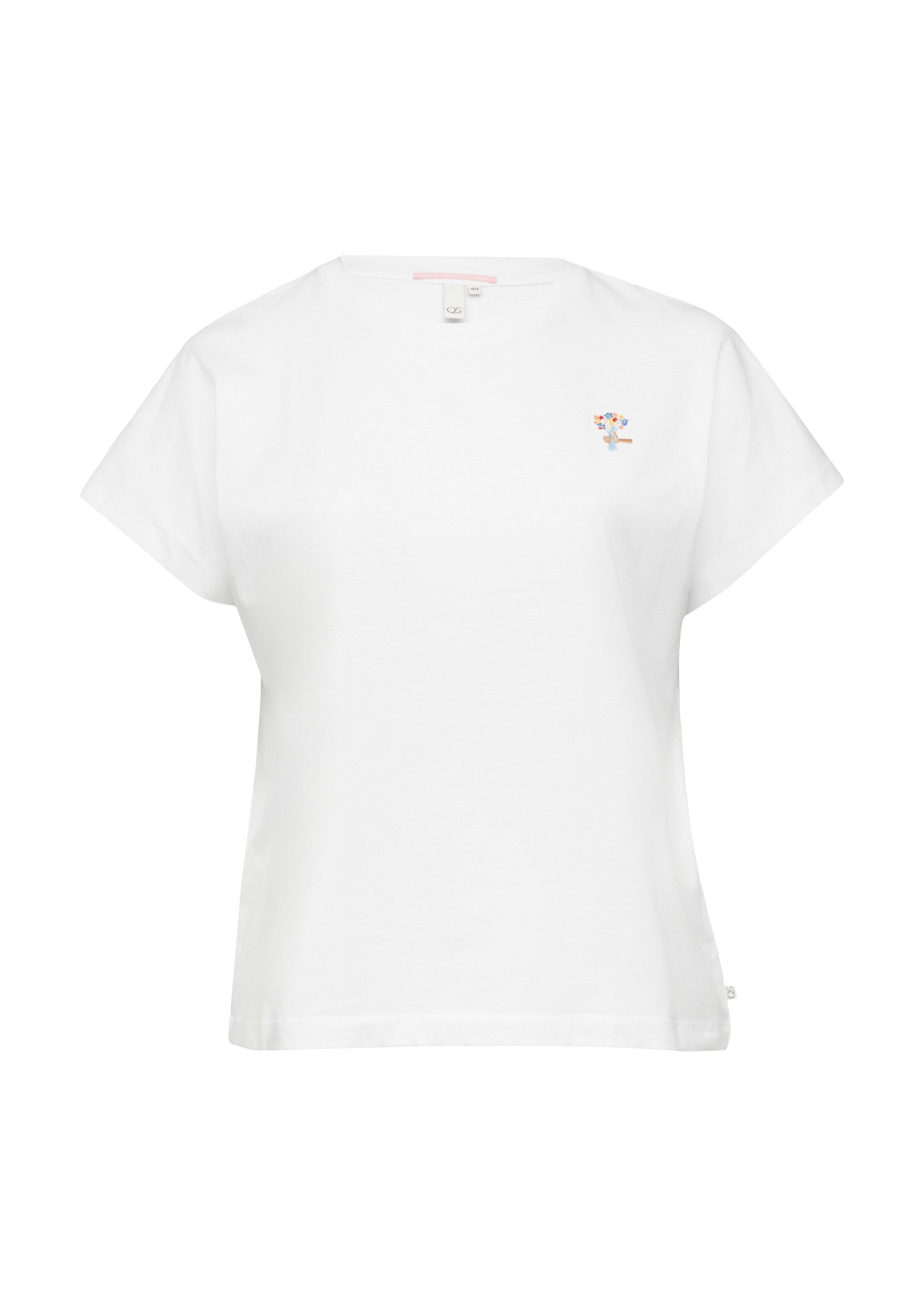 QS Kurzarmshirt T-Shirt (1-tlg) günstig online kaufen