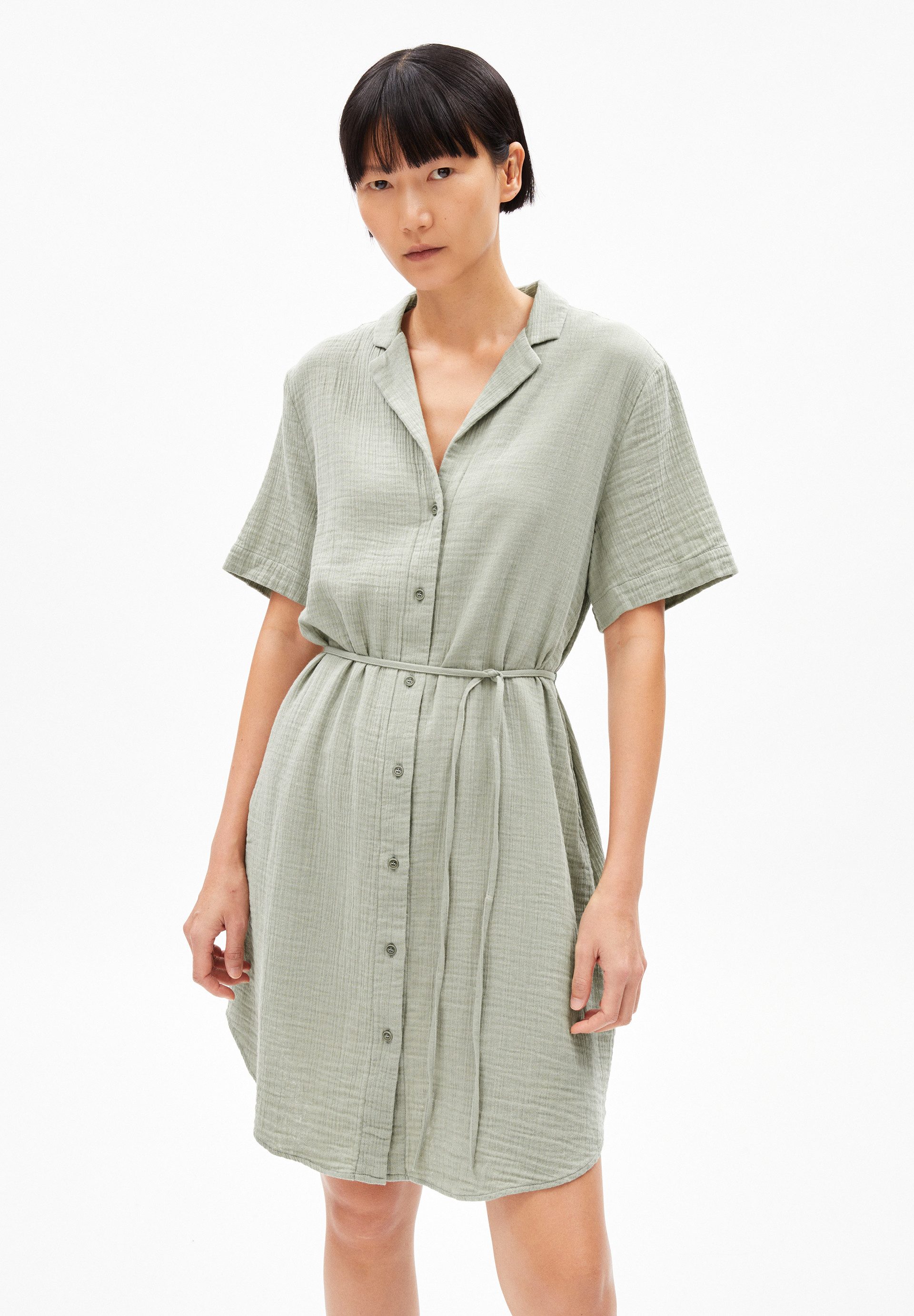 Armedangels Jerseykleid MABELAA MUSSELIN Webkleid aus günstig online kaufen