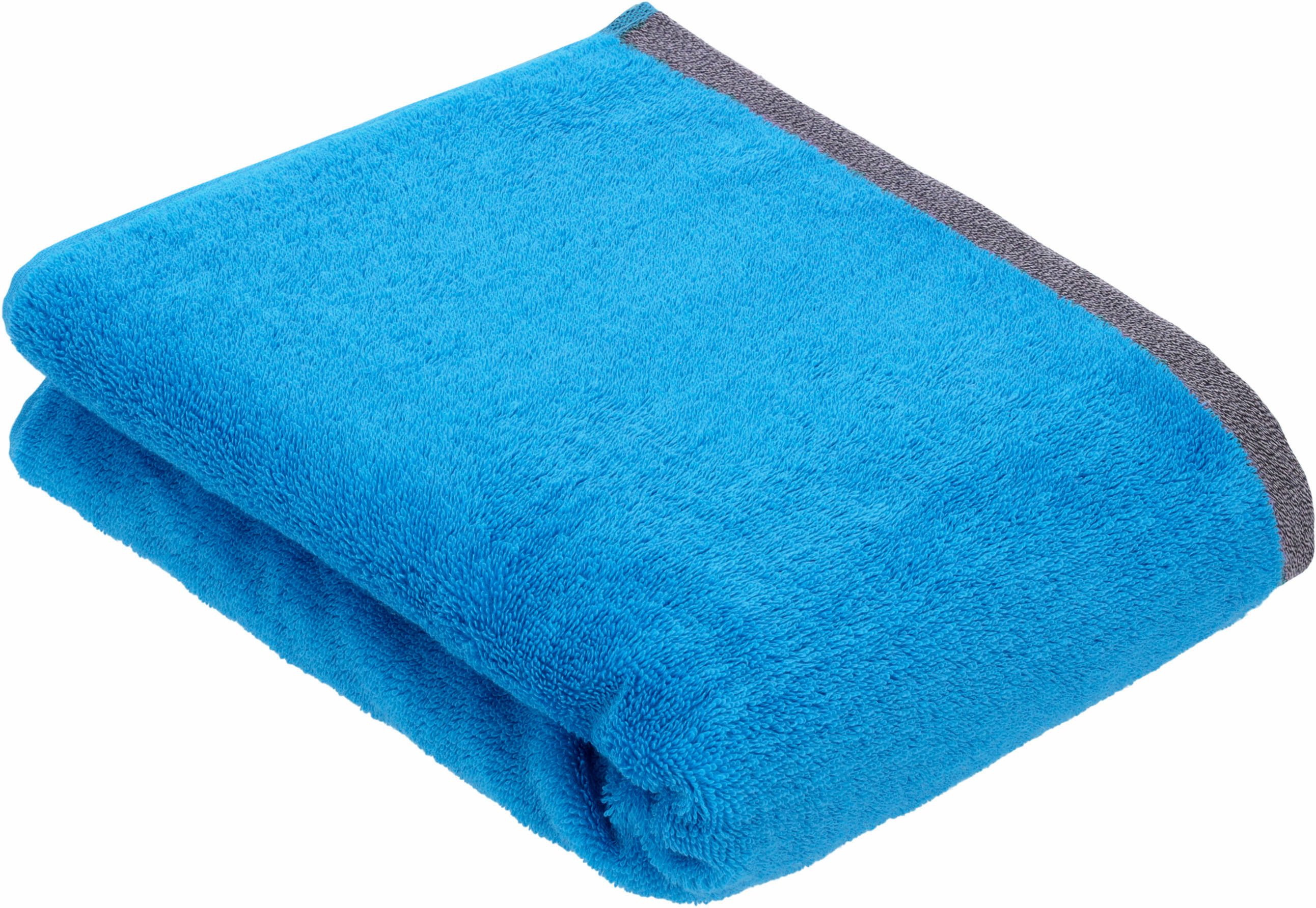 bugatti Badetuch »Prato«, (1 St., Badetuch 100 x 150 cm), Uni Farben, mit m günstig online kaufen