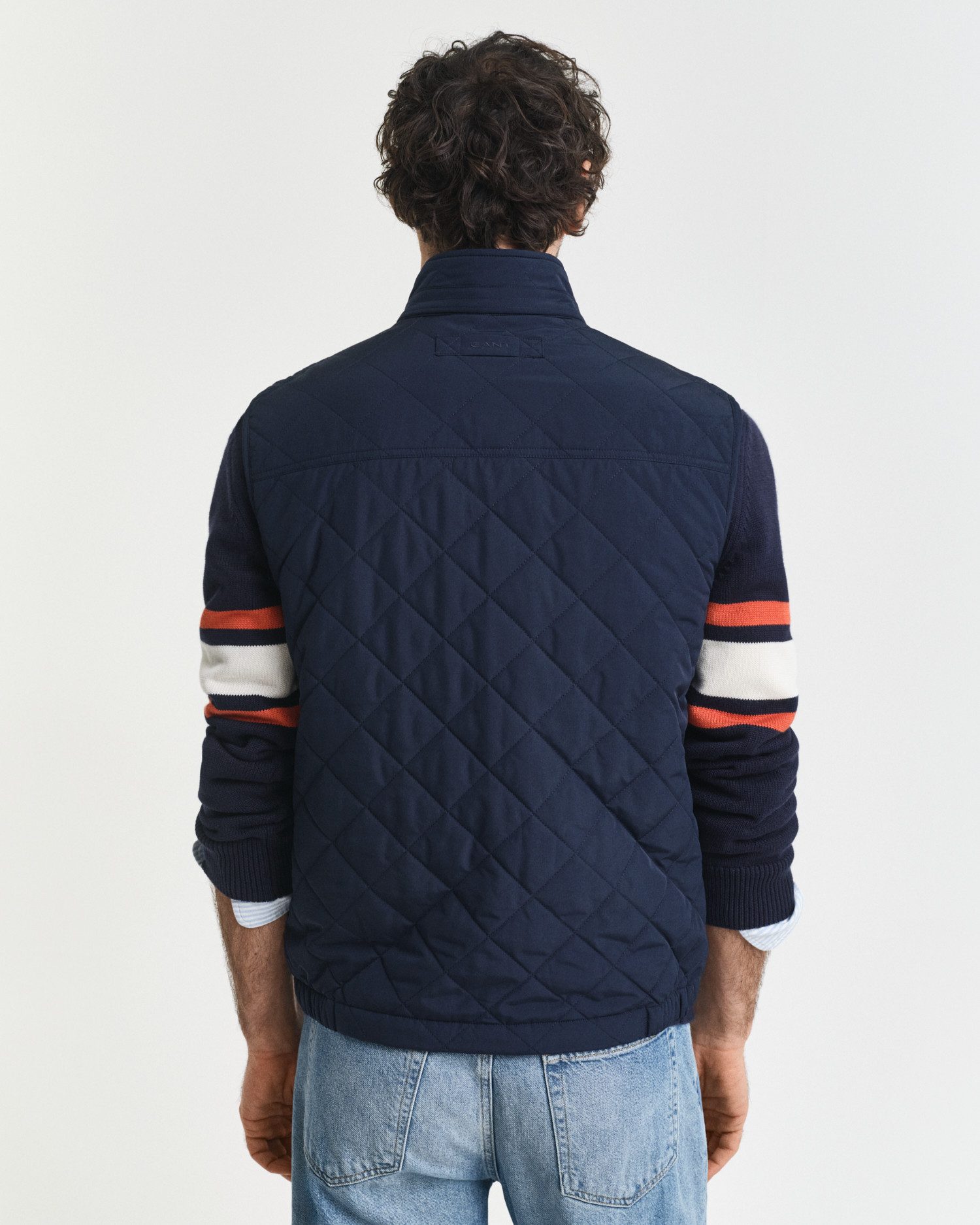 Gant Steppweste QUILTED WINDCHEATER VEST mit Wattierung aus recyceltem Polyester