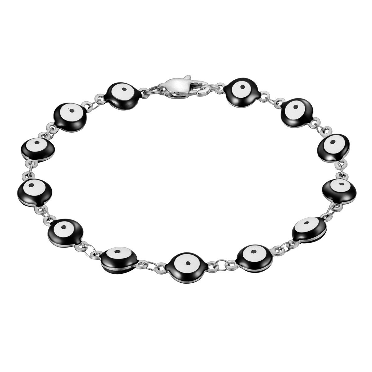 Edelstahlarmband silber