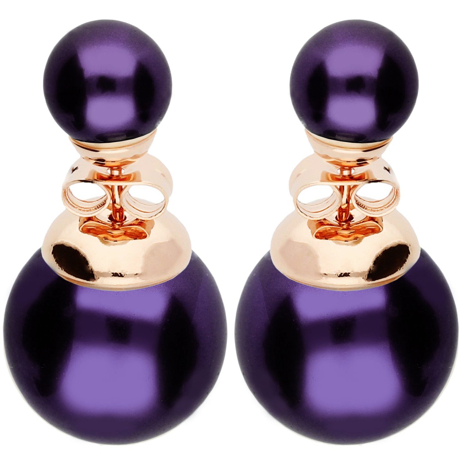 LÖB Paar Ohrstecker 18K Roségold vergoldet günstig online kaufen