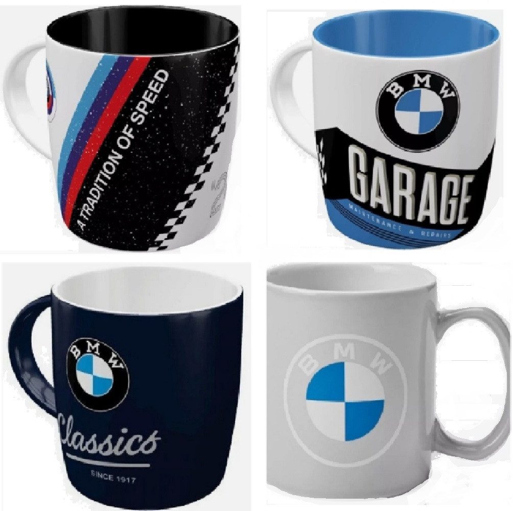 BMW Tasse 4x BMW Speed Kaffee Кружки Kaffeetasse Motorsport M Performance Tasse, 1-tlg.