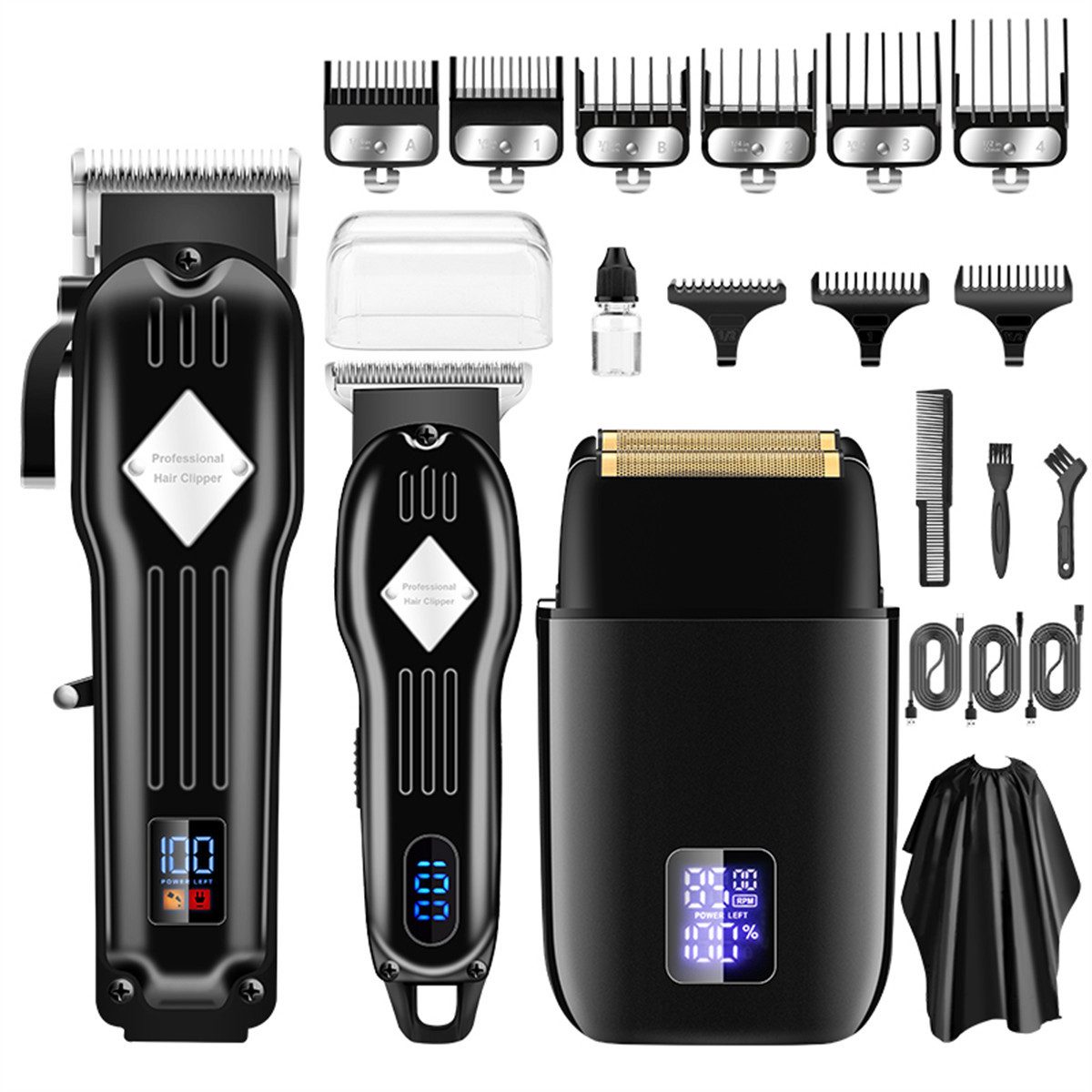 Haar- und Bartschneider Haarschneidemaschine,Haarschneider Kit,Profi Haarschneider