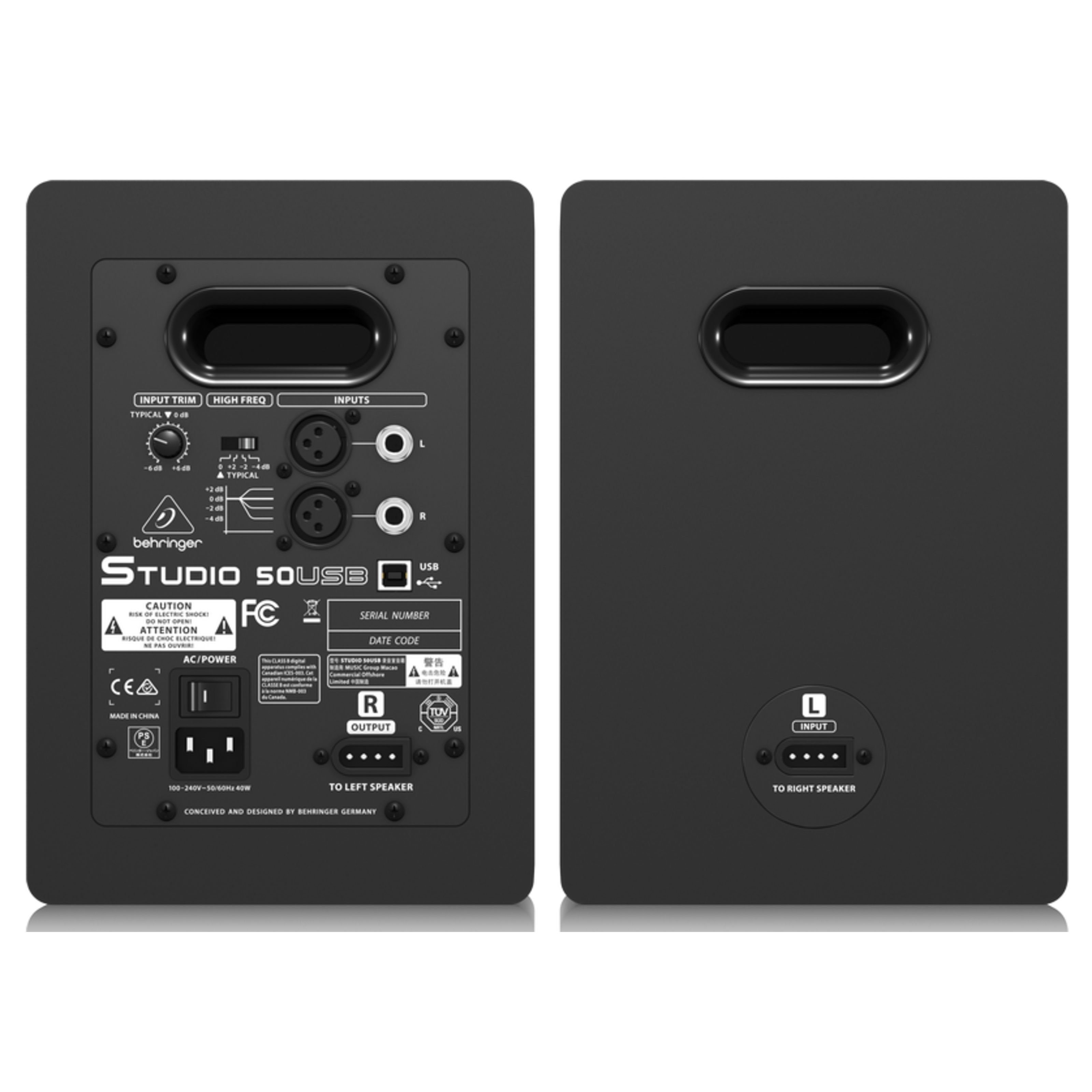 Behringer Lautsprecher (Studio 50USB - Aktiver Studiomonitor)