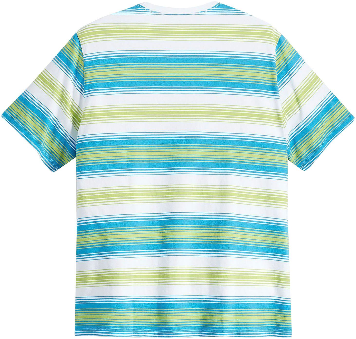 Levi's® Plus Rundhalsshirt color im multi BIG Ringel-Dessin TEE ORIGINAL HM