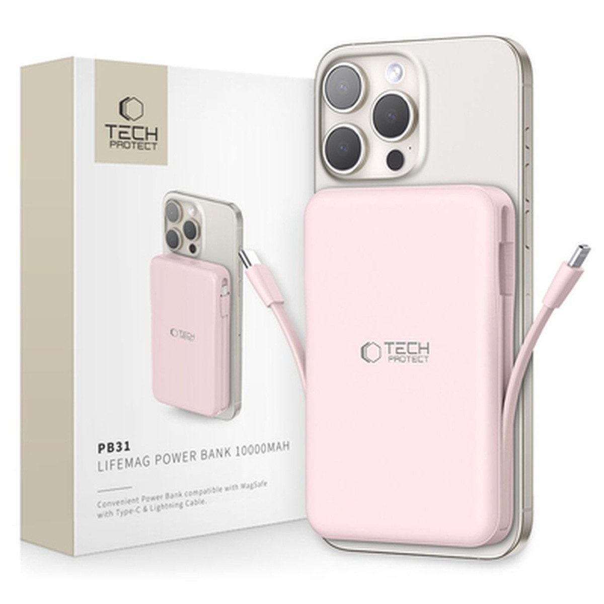 TECH PROTECT Powerbank Tech Protect PB31 LifeMag MagSafe 10000 mAh Powerbank