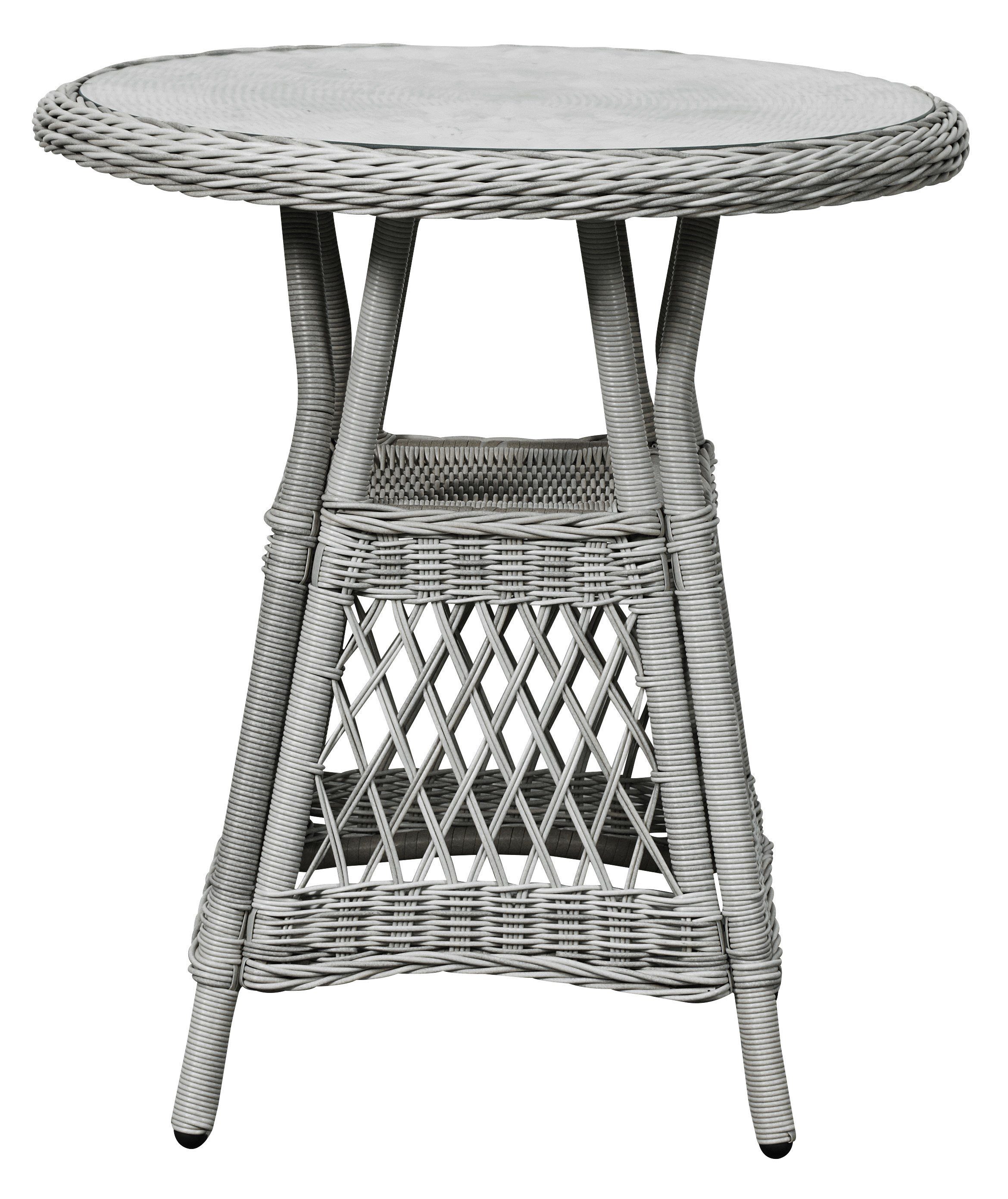 ebuy24 Bistrotisch Hvalo Bistro und Balkonmöbel Cafetisch Ø69 cm, san (1-St)