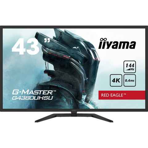 Iiyama G4380UHSU-B1 LED-Monitor (108 cm/42,5 ", 3840 x 2160 px, 4K Ultra HD, 0,4 ms Reaktionszeit, 144 Hz, VA LED)