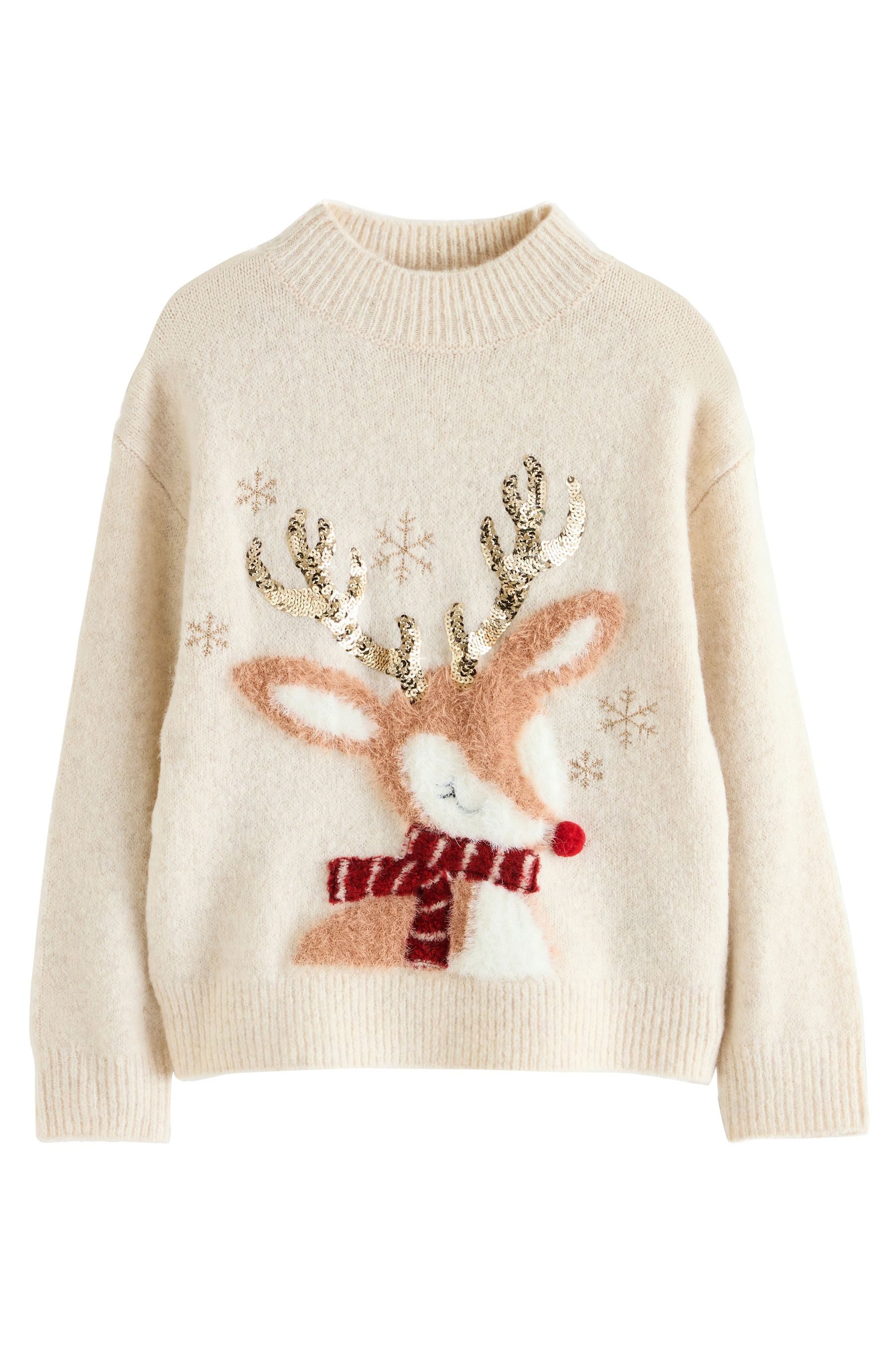 Next Вязаные свитера Рождественские mit Rentiermotiv (1-tlg)