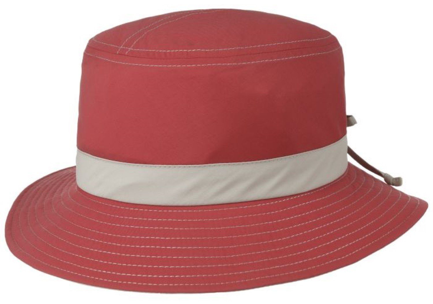 Mayser Trilby Arielle mit Zugband und UV-Schutz 60 2052-1001 grey-rot