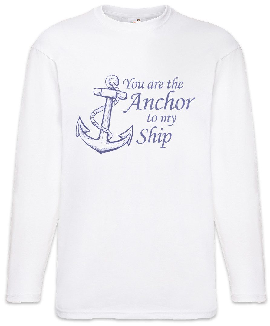Langarmshirt You Are The Anchor To My Ship Langarm T-Shirt Sailor Partner Segler