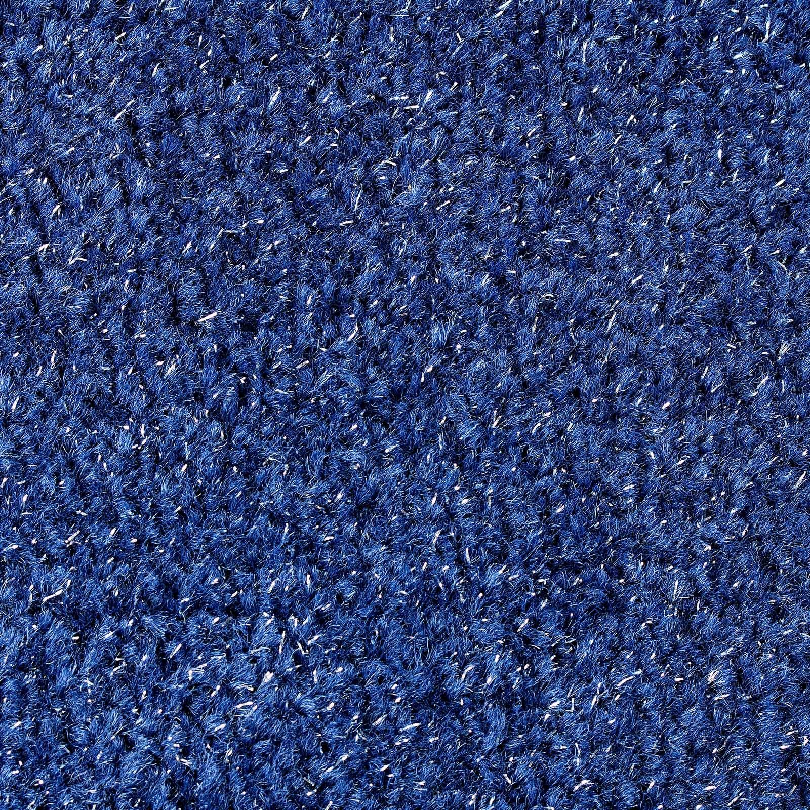 Floordirekt, Schmutzfangmatte Matte Höhe: Fußmatte in vielen 5.5 Größen, Blau, mm Flash Sauberlaufmatte,