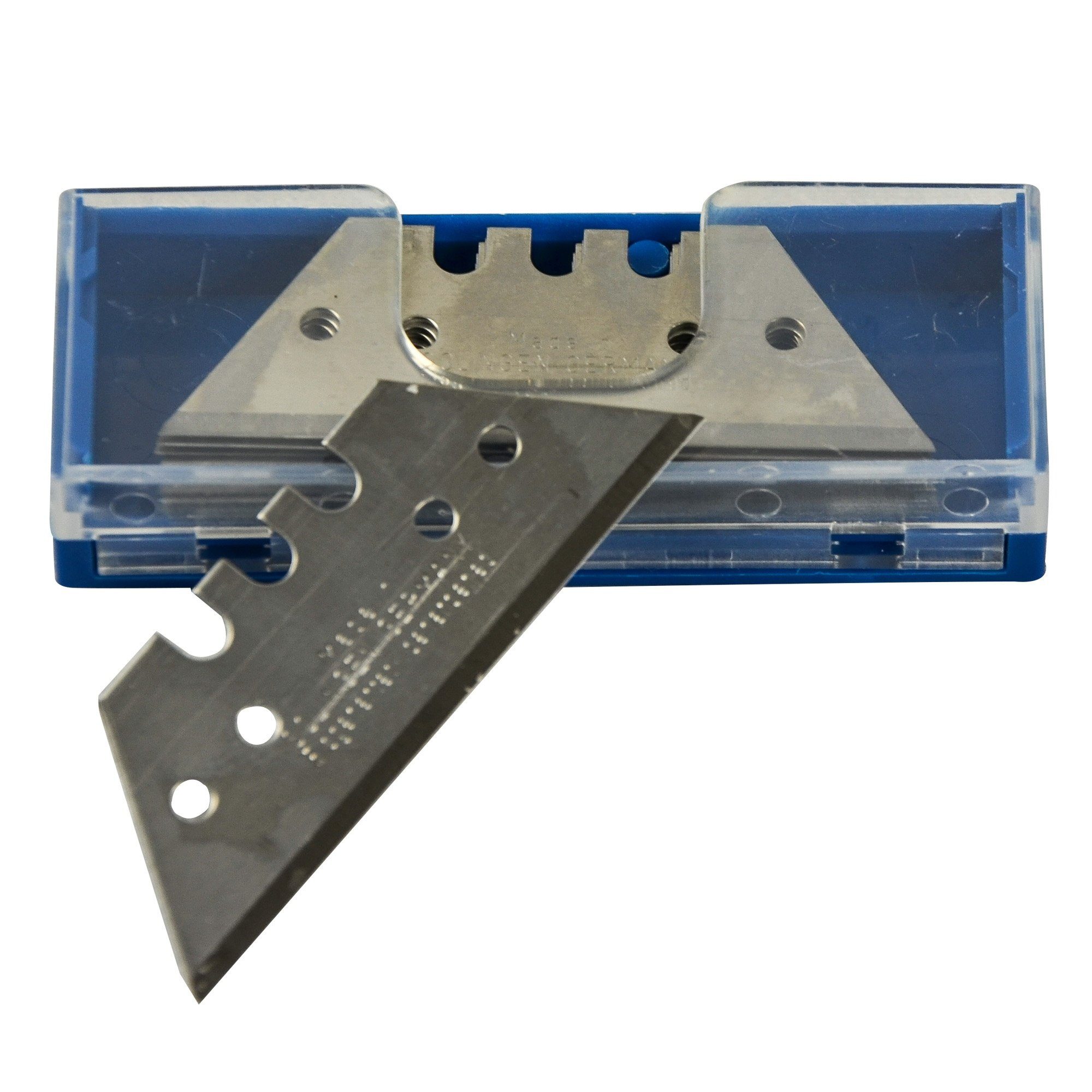 Scorprotect® Cuttermesser Profi Trapezklingen 0,65 mm Klingenstärke, im Spender