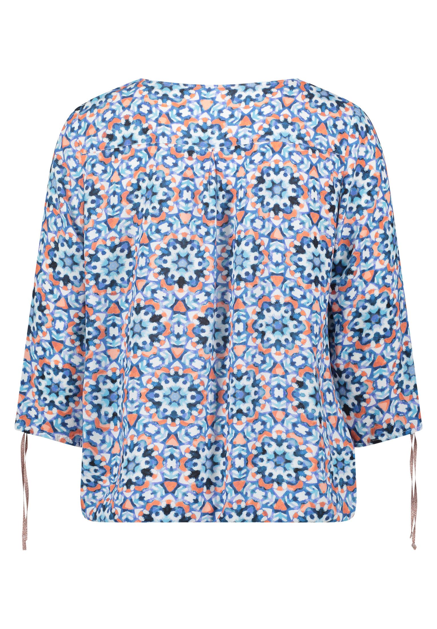 Cartoon Schlupfbluse Cartoon Casual-Bluse mit Muster