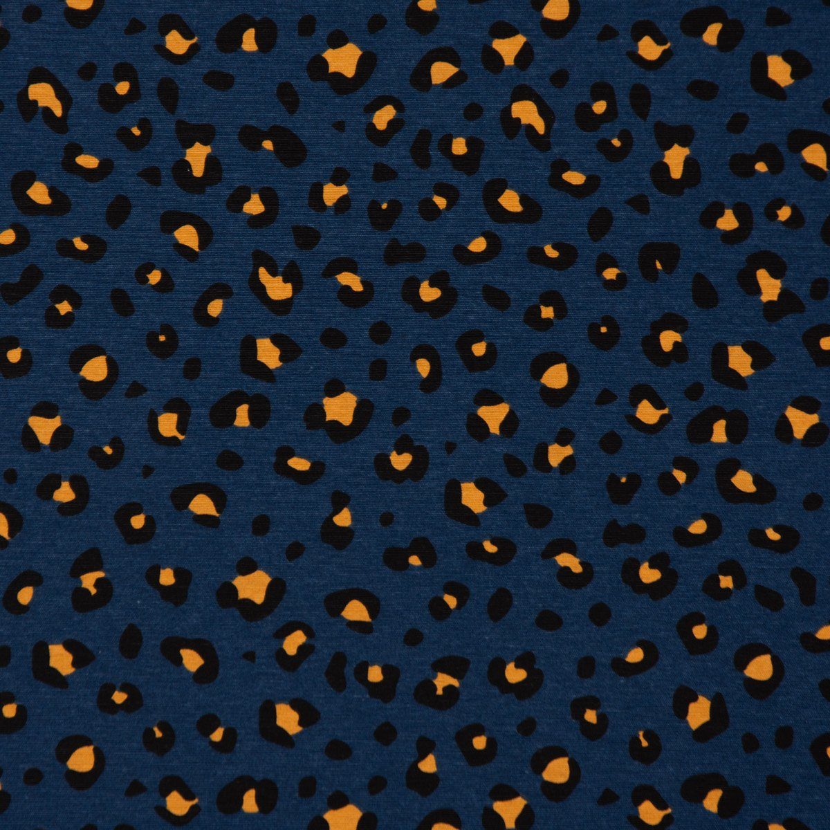 Vorhang SCHÖNER LEBEN. (1 man 245cm, in Vorhang made Germany, vorgewaschen Leopardenmuster blau Baumwolle, St), Smokband LEBEN., SCHÖNER handmade, blickdicht
