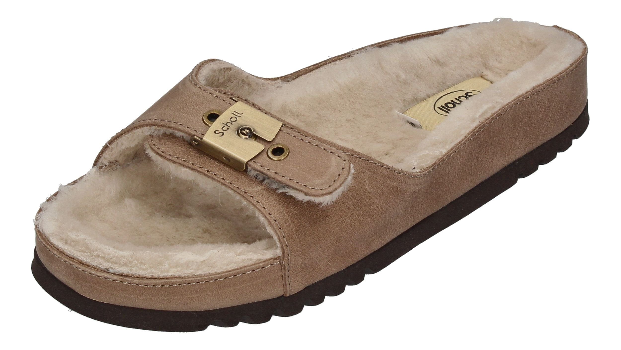 Scholl MEG F303171062 Pantolette Taupe