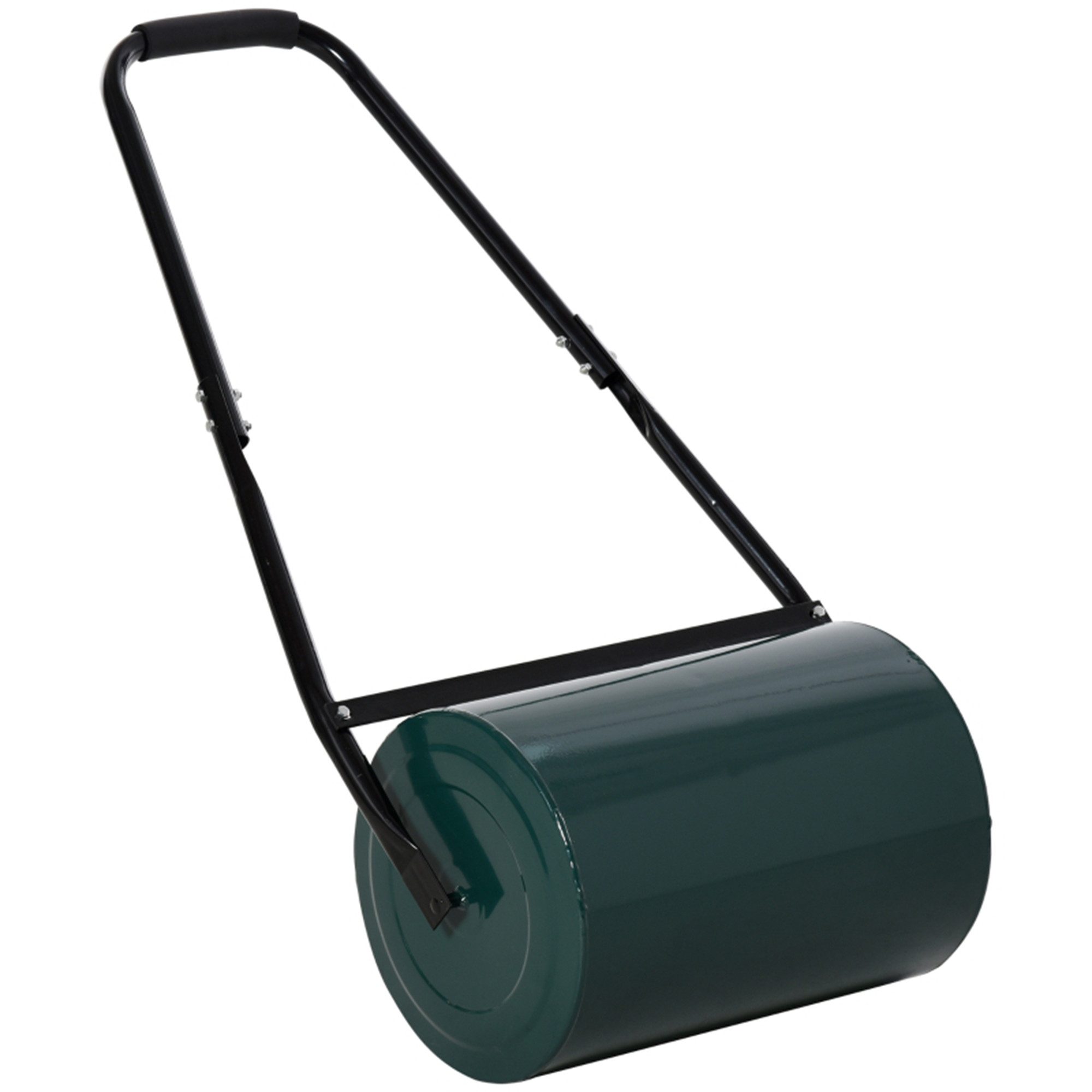 MC Star Rasenwalze Gartenrolle Gartenwalze mit U-Griff 31 cm Durchmesser 30 cm, Arbeitsbreit 40 L Wasser-/Sandfüllunge Metall Grün