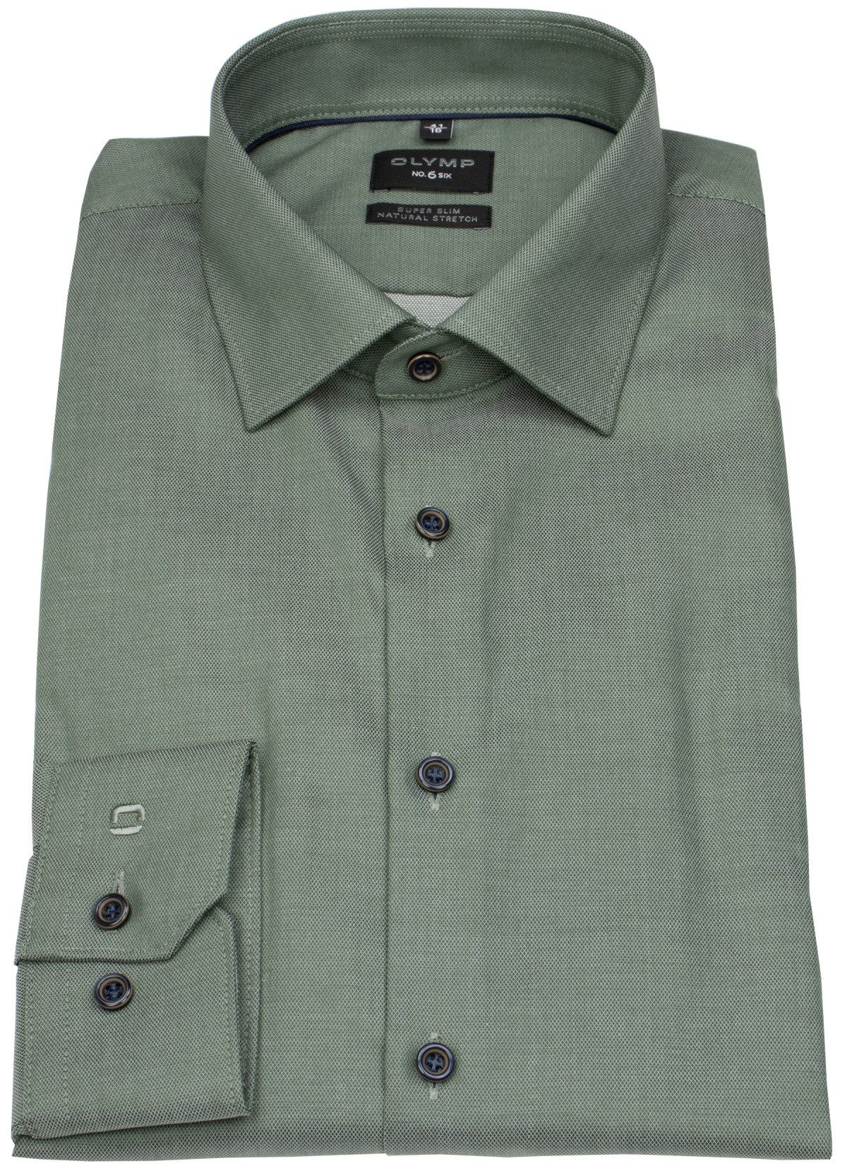 OLYMP Businesshemd No 6 extra langer Arm stark tailliert Kentkragen